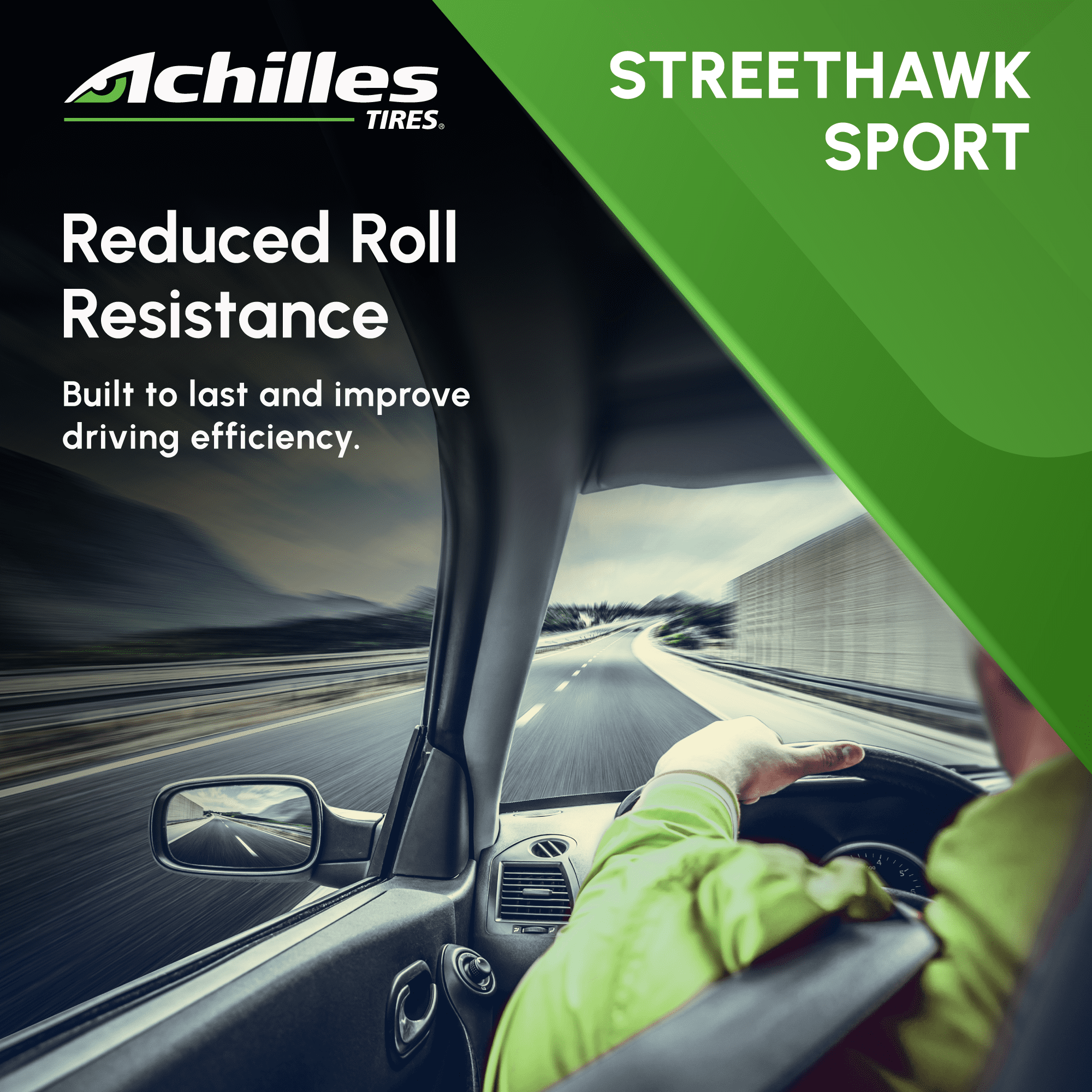 Achilles Street Hawk Sport UHP 225/40ZR18 92W XL Passenger Tire