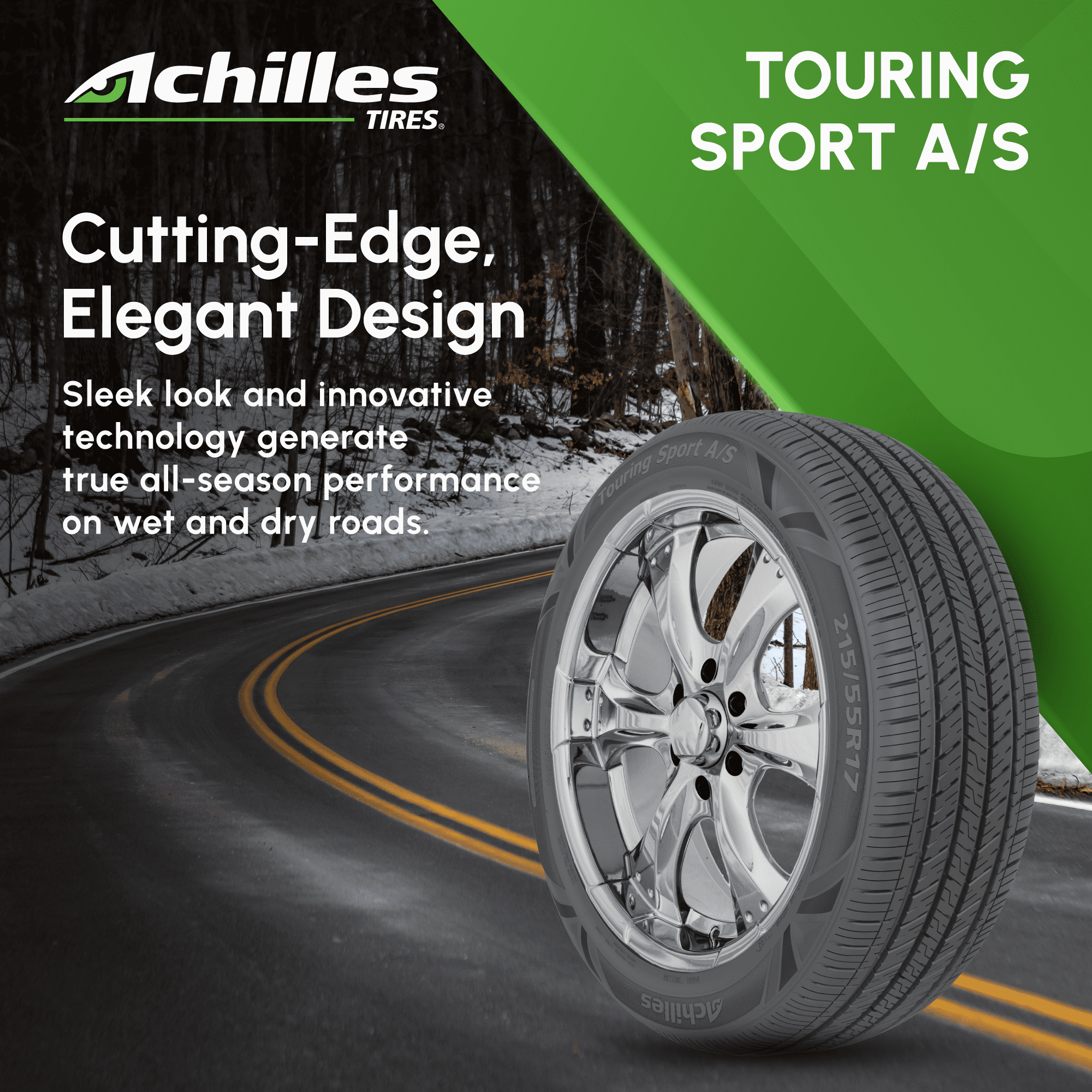 Achilles Touring Sport AS All Season 205/70R15 96T Passenger Tire