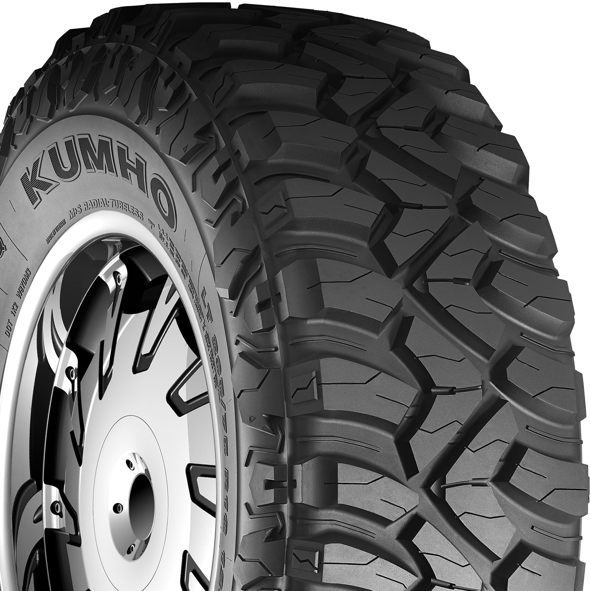 Kumho Tire Kumho Road Venture MT71 Mud Terrain LT295/70R18 129/126Q E Light Truck Tire