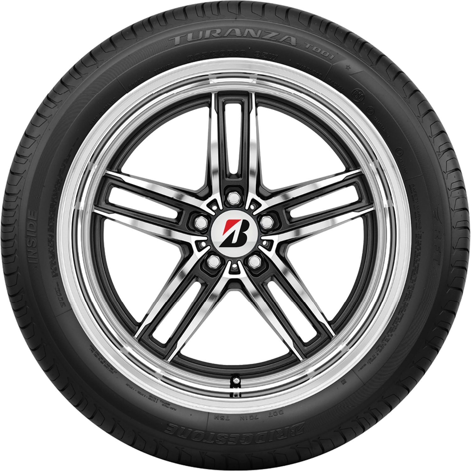 Bridgestone Turanza T001 Touring 225/40R18 92W XL Passenger Tire
