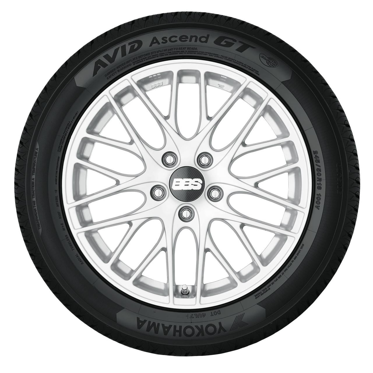 Yokohama Avid Ascend GT All Season 245/50R18 100V Passenger Tire