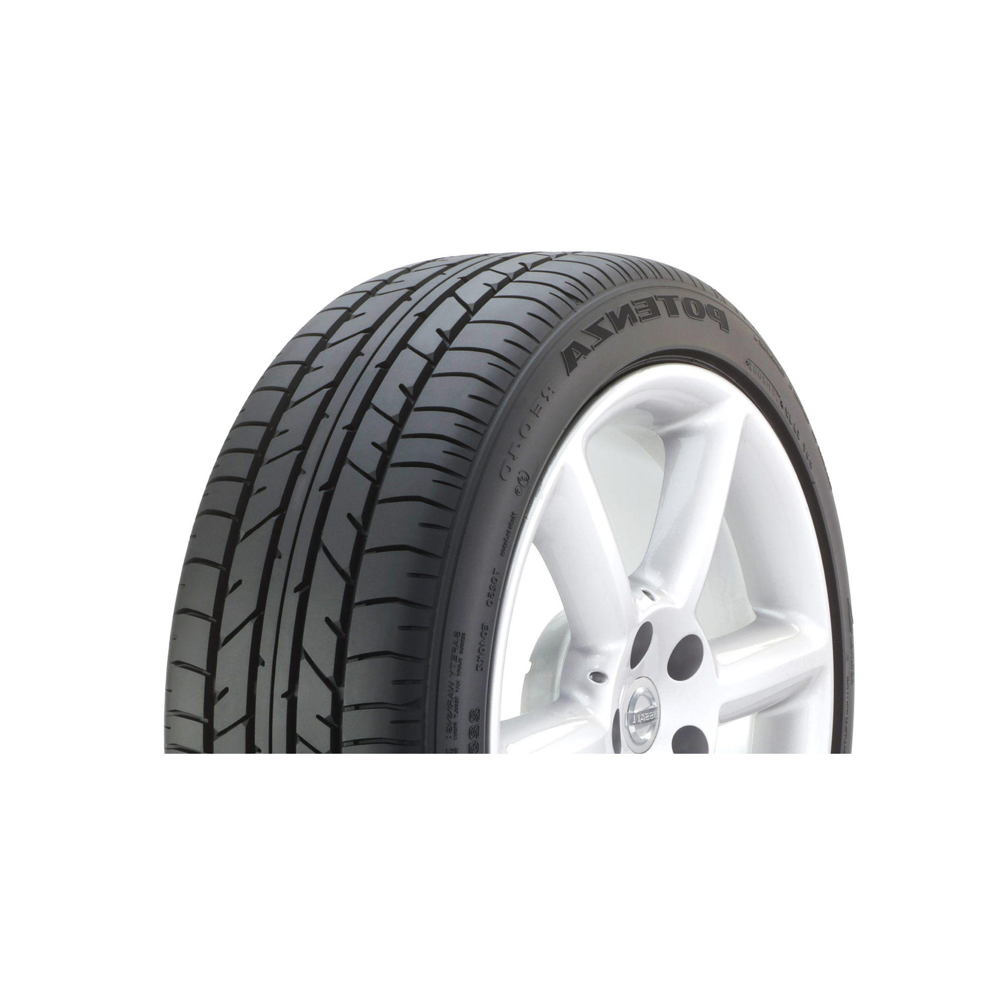 BRIDGESTONE POTENZA RE040 215/45ZR17 140 A A SUMMER TIRE Fits: 2009-11 Ford Focus SES, 2014-18 Kia Forte EX