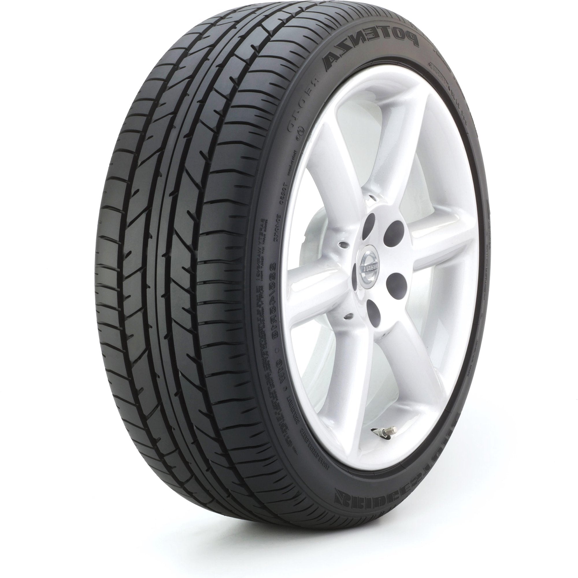 BRIDGESTONE POTENZA RE040 215/45ZR17 140 A A SUMMER TIRE Fits: 2009-11 Ford Focus SES, 2014-18 Kia Forte EX