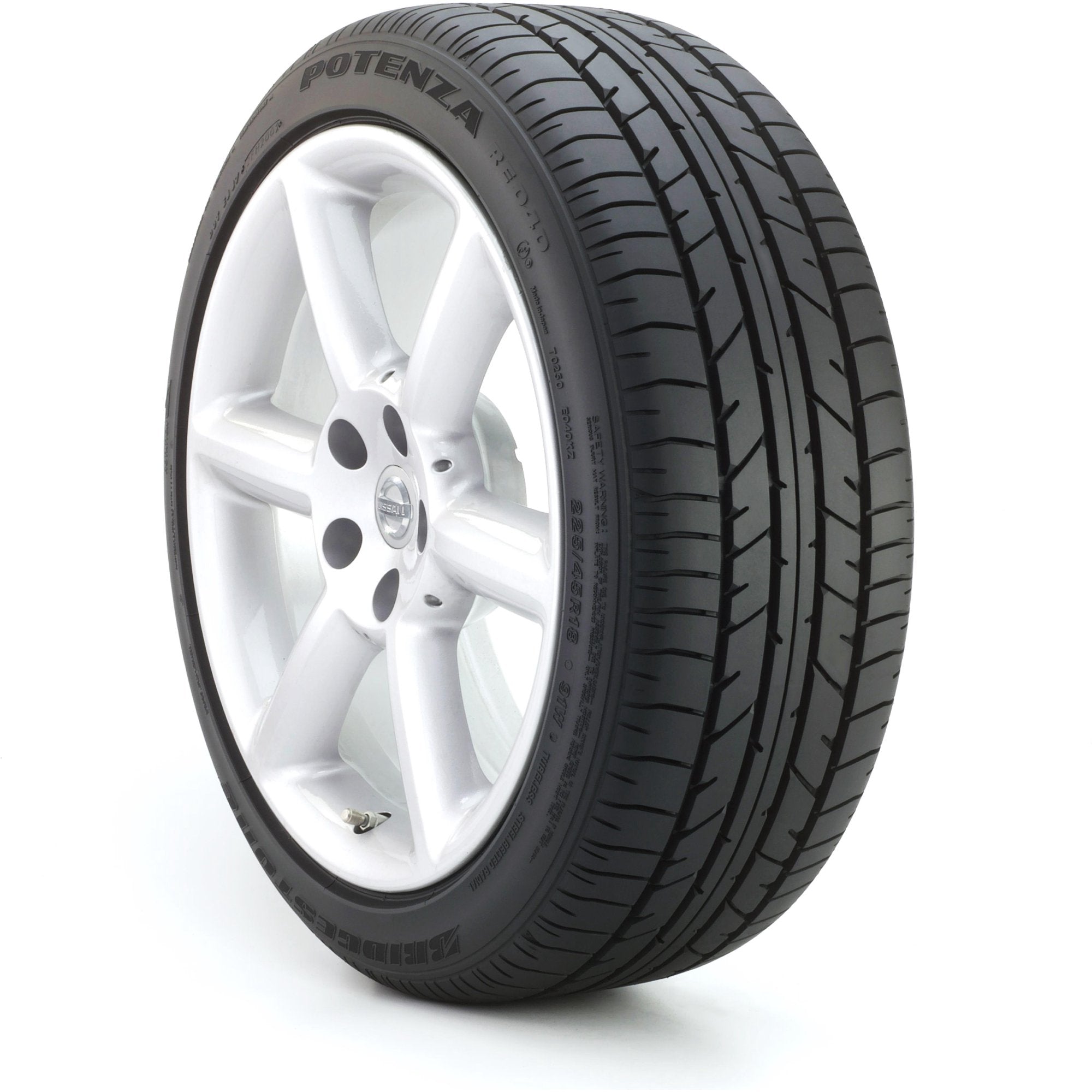 BRIDGESTONE POTENZA RE040 215/45ZR17 140 A A SUMMER TIRE Fits: 2009-11 Ford Focus SES, 2014-18 Kia Forte EX
