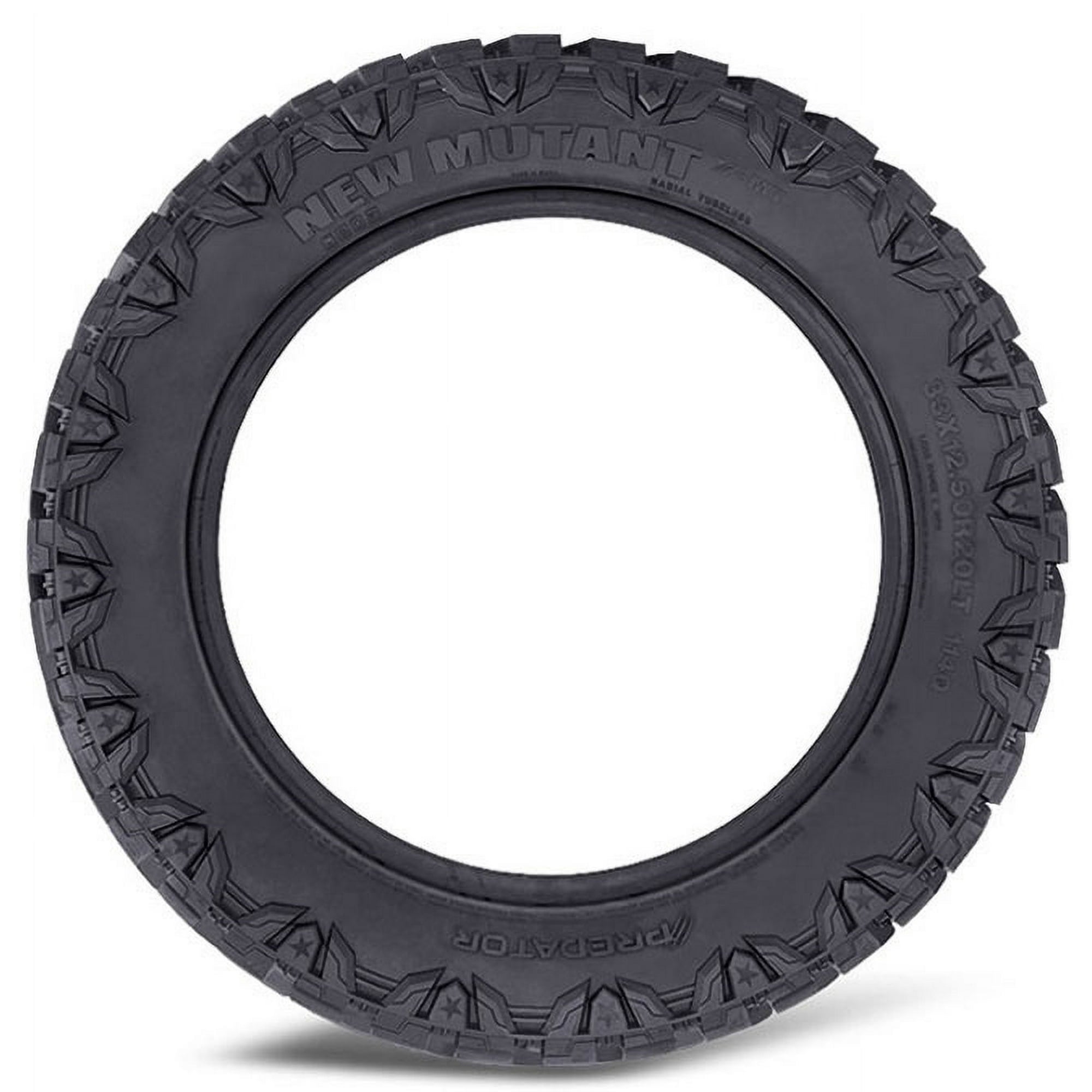 Predator New Mutant X-MT Mud Terrain LT35X12.50R20 121Q E Light Truck Tire