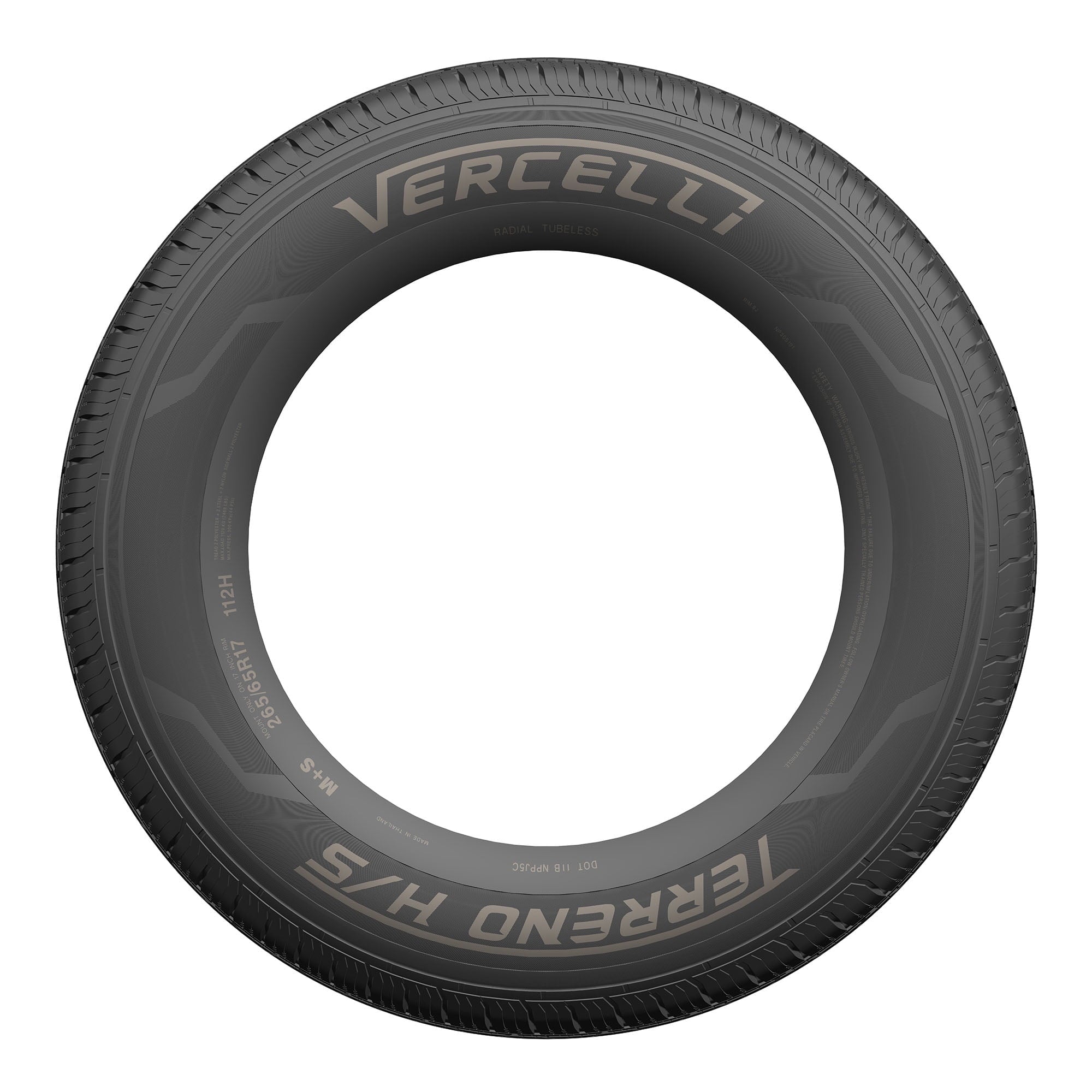 Vercelli Terreno H/S All Season 265/70R17 115H Passenger Tire
