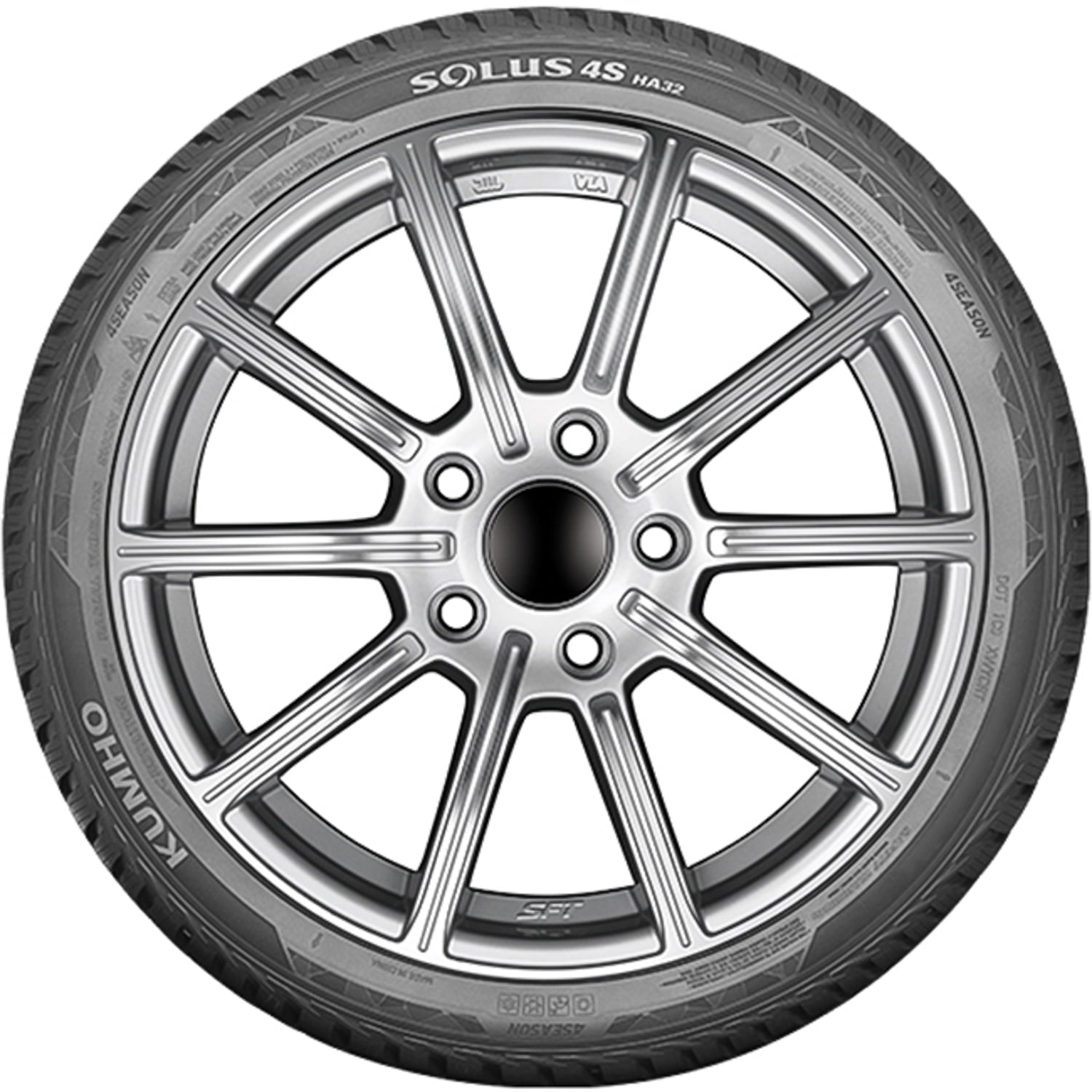 Kumho Tire Kumho Solus 4S HA32 215/65R16 102V Performance All Weather Tire