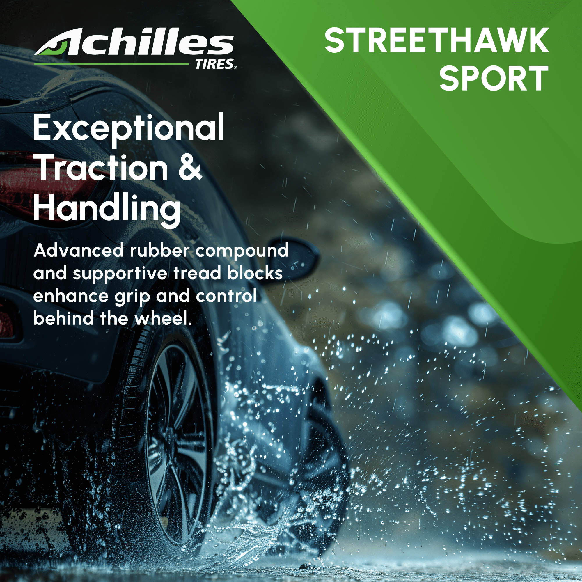 Achilles Street Hawk Sport UHP 245/40ZR19 98W XL Passenger Tire