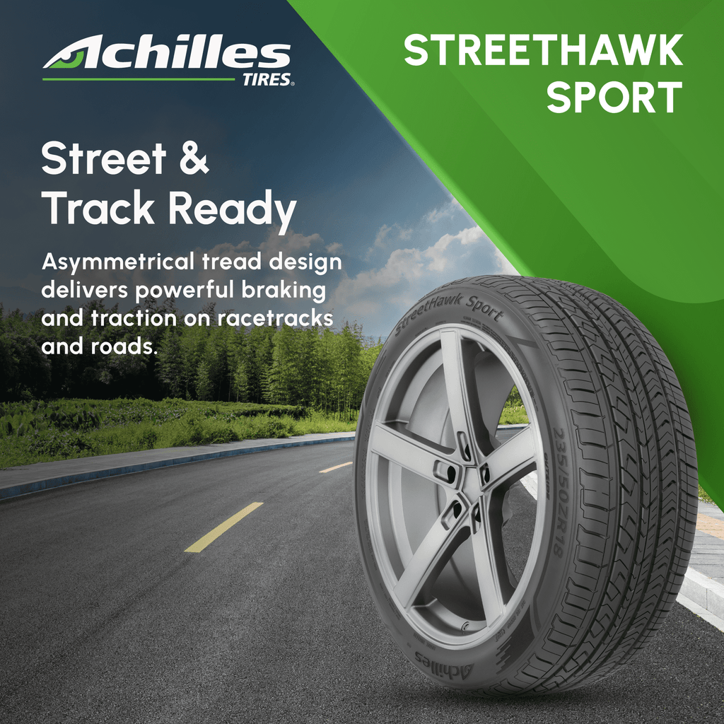 Achilles Street Hawk Sport UHP 225/50ZR18 99W XL Passenger Tire