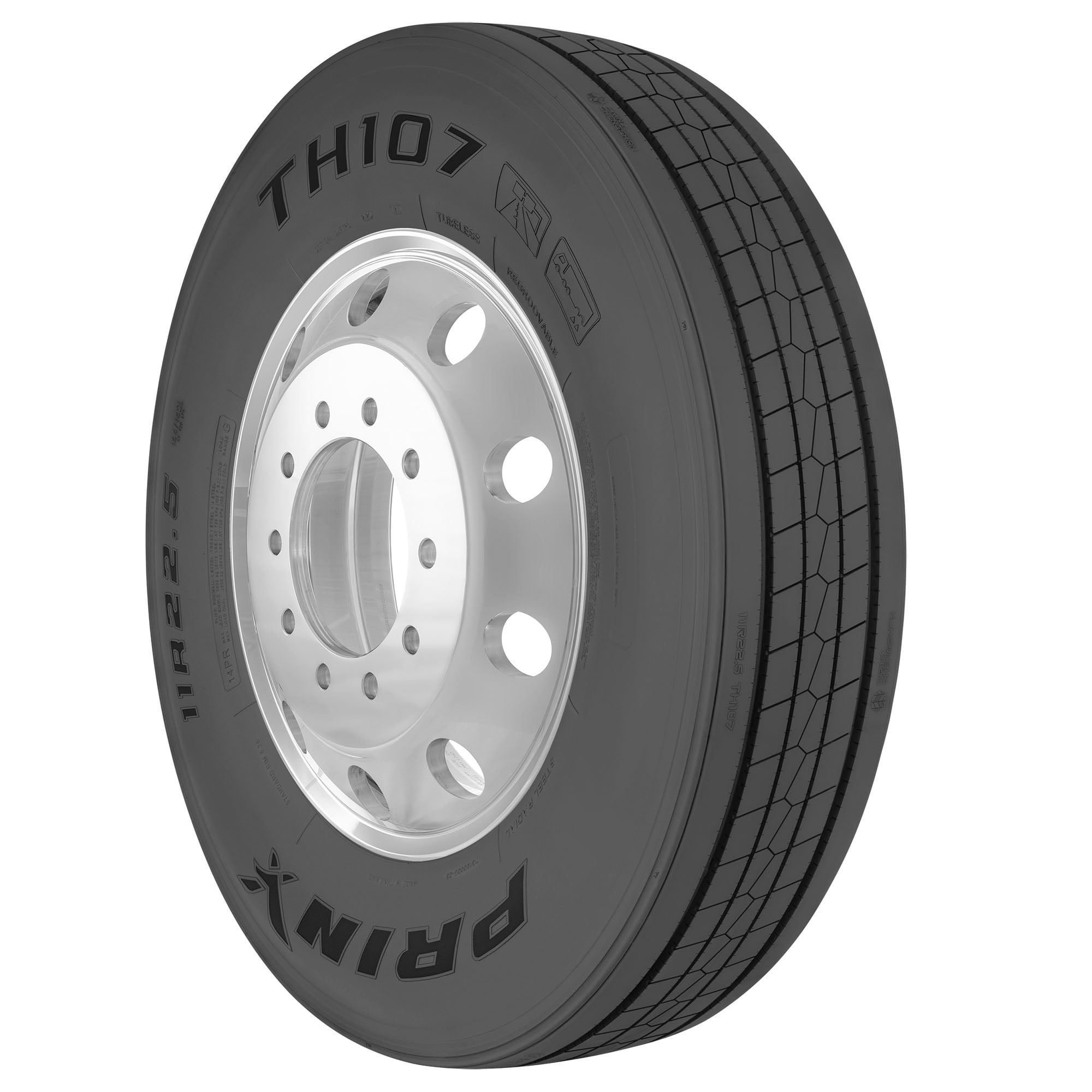 Prinx TH107 295/75R22.5 144/141L G Commercial Tire