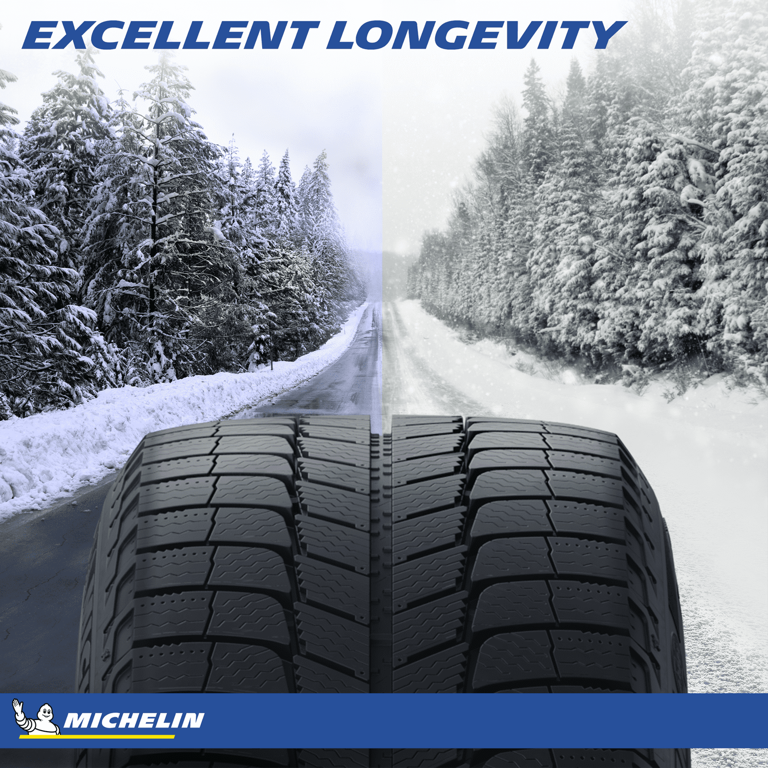 Michelin Latitude X-Ice Xi2 Winter 255/55R18 109T XL Passenger Tire Fits: 2014-15 BMW X5 sDrive35i, 2007-13 Acura MDX Base