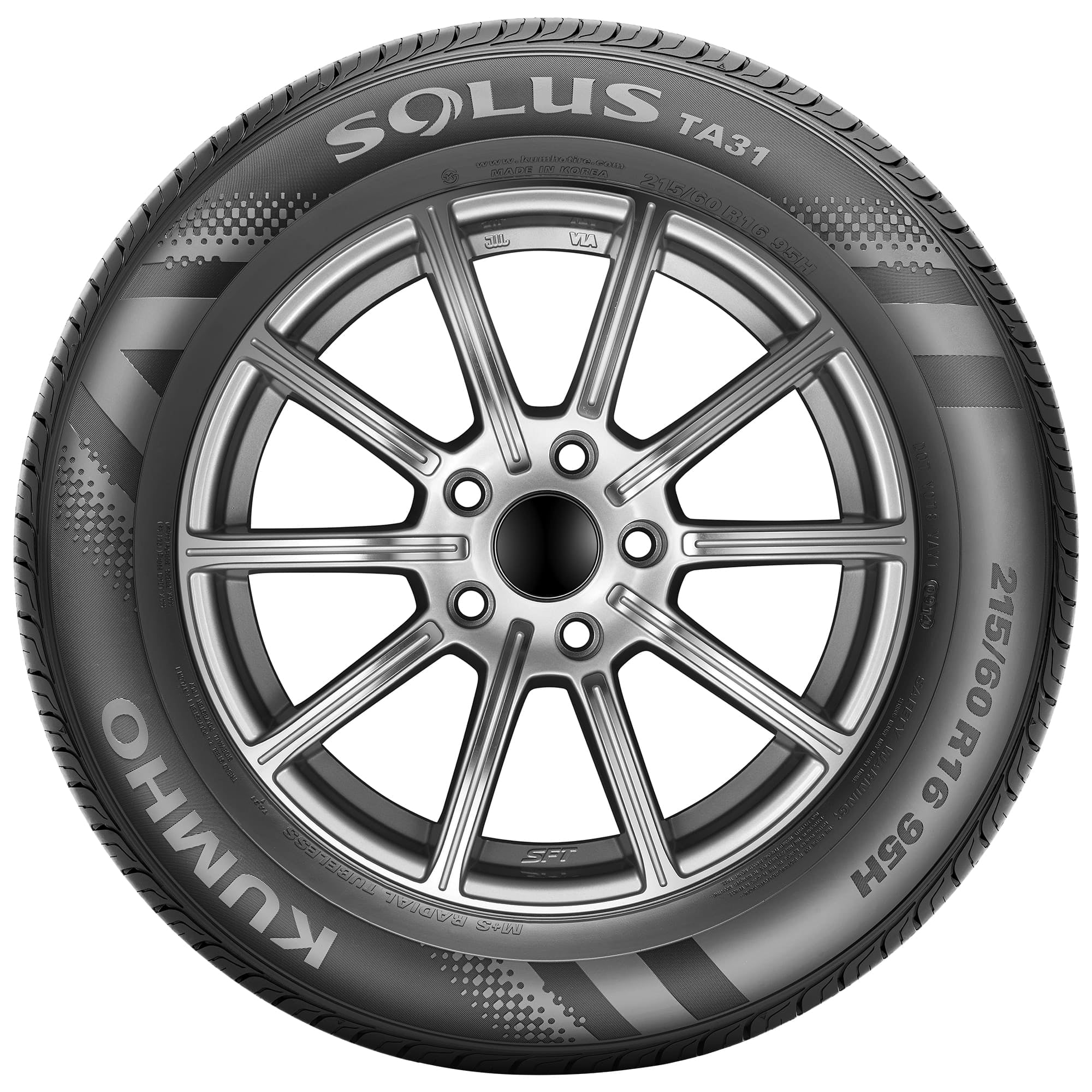 Kumho Tire Kumho Solus TA31 All Season 215/55R16 97V XL Passenger Tire