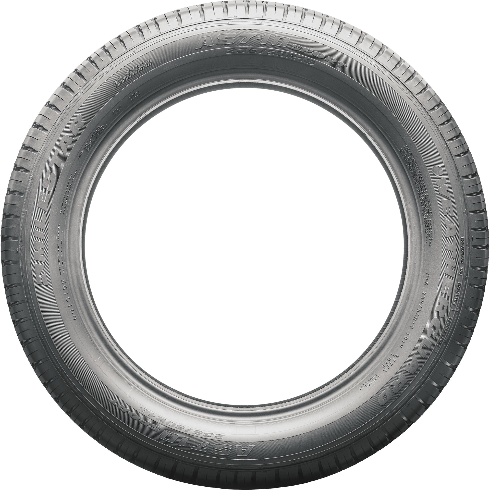 Milestar Weatherguard AS710 Sport All Season 255/45R19 104V XL Passenger Tire