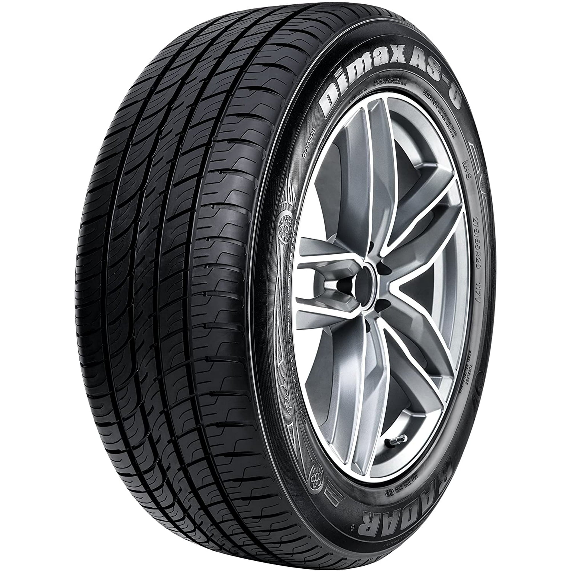 Radar Dimax AS-8 215/60R17 100H Passenger Tire Fits: 2017 Jeep Renegade North, 2017 Nissan Rogue SV