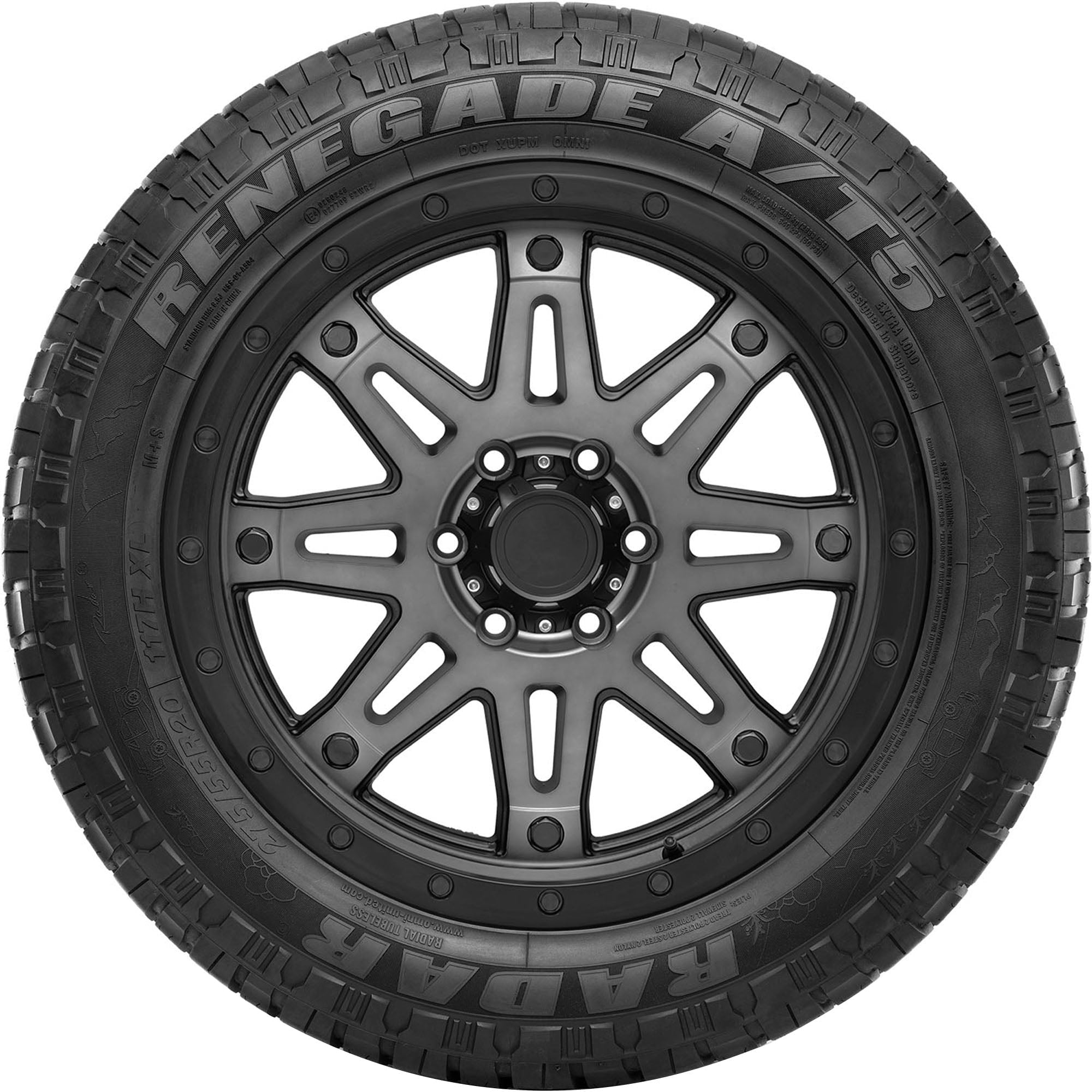 Radar Renegade A/T5 All Terrain LT33X12.50R22 109Q E Light Truck Tire