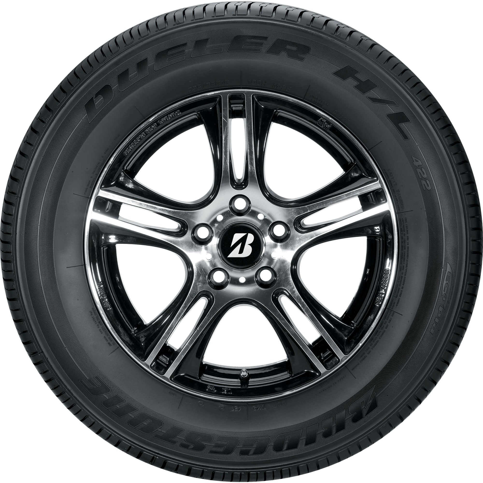 Bridgestone Dueler H/L 422 Ecopia All Season 245/55R19 103T Passenger Tire