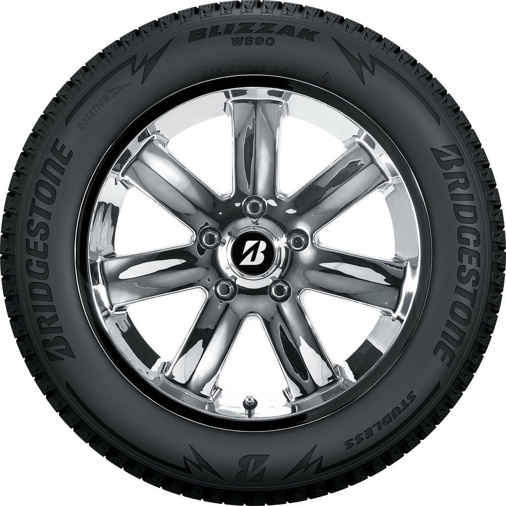 Bridgestone Blizzak WS90 Winter 235/40R18 95H XL Passenger Tire Fits: 2012-14 Mercedes-Benz E350 4Matic, 2012-14 Volvo S60 T6 R-Design