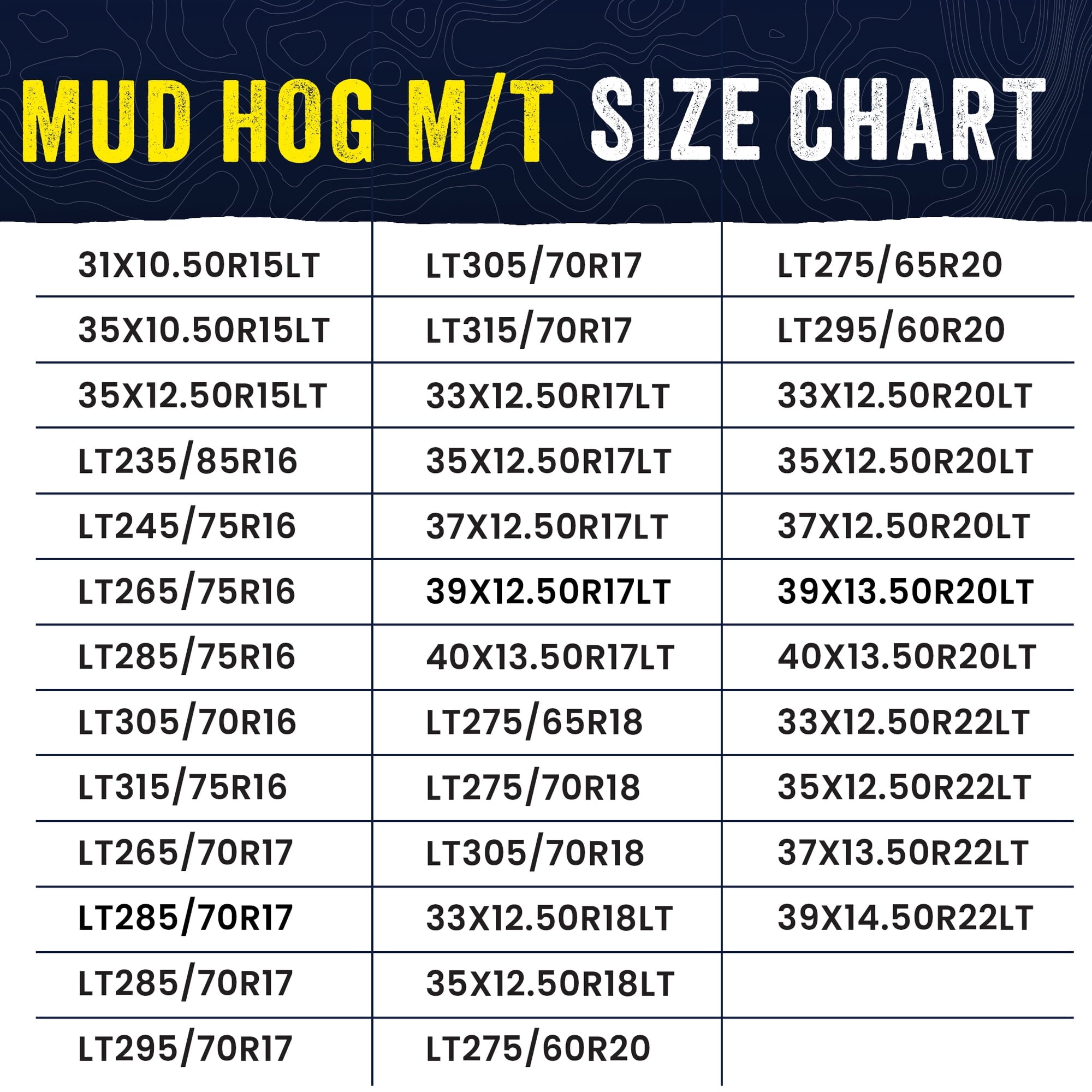 Kanati Tires Kanati Mud Hog M/T Mud Terrain LT33X12.50R18 118Q E Light Truck Tire