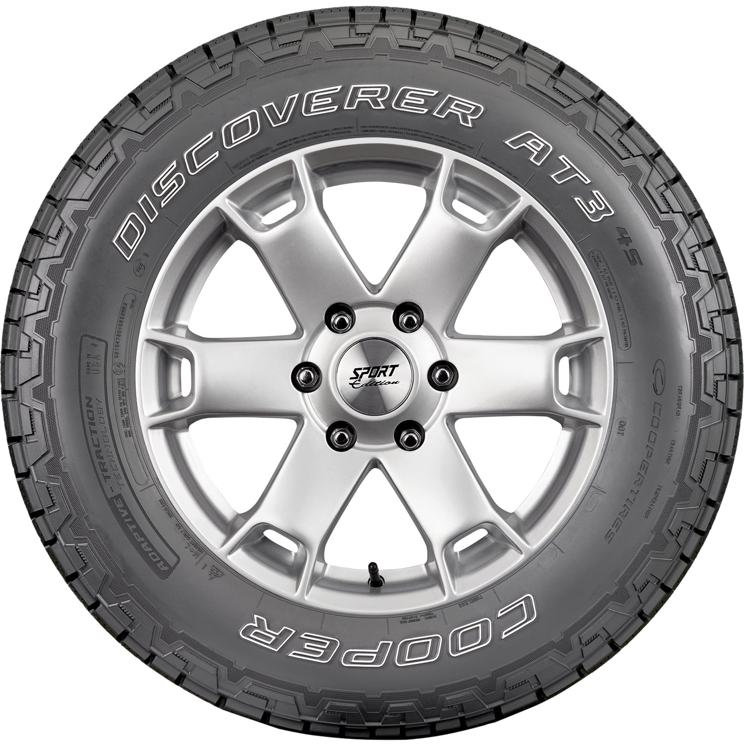 Cooper Tires Cooper Discoverer A/T3 4S All Terrain 265/50R20 111T XL Light Truck Tire
