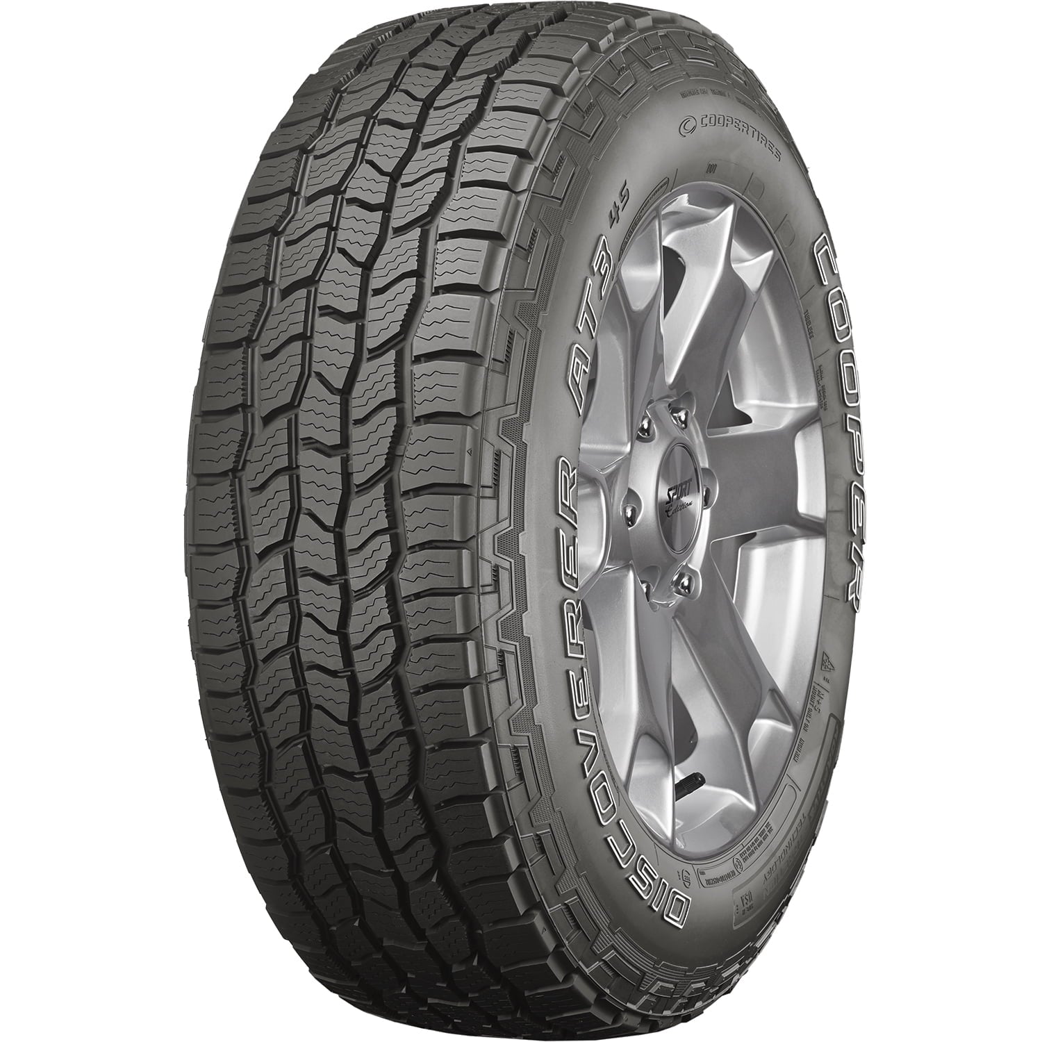 Cooper Tires Cooper Discoverer A/T3 4S All Terrain 265/50R20 111T XL Light Truck Tire