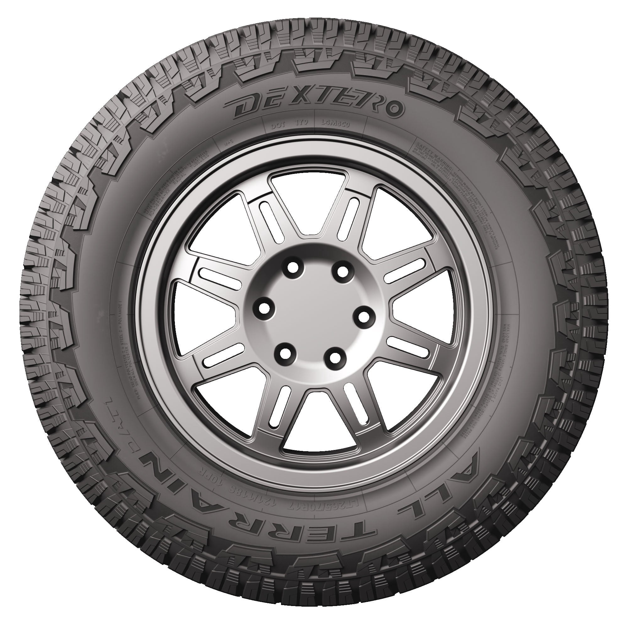 Dextero DAT1 All Terrain LT265/70R17 121/118S All Season Tires, Fits 2007-08 Toyota Tundra Limited, SUV