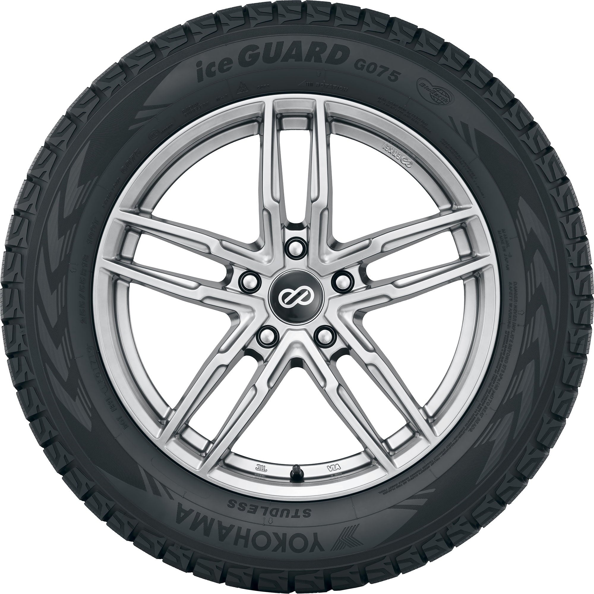 Yokohama iceGUARD G075 Winter 265/60R18 110S Passenger Tire