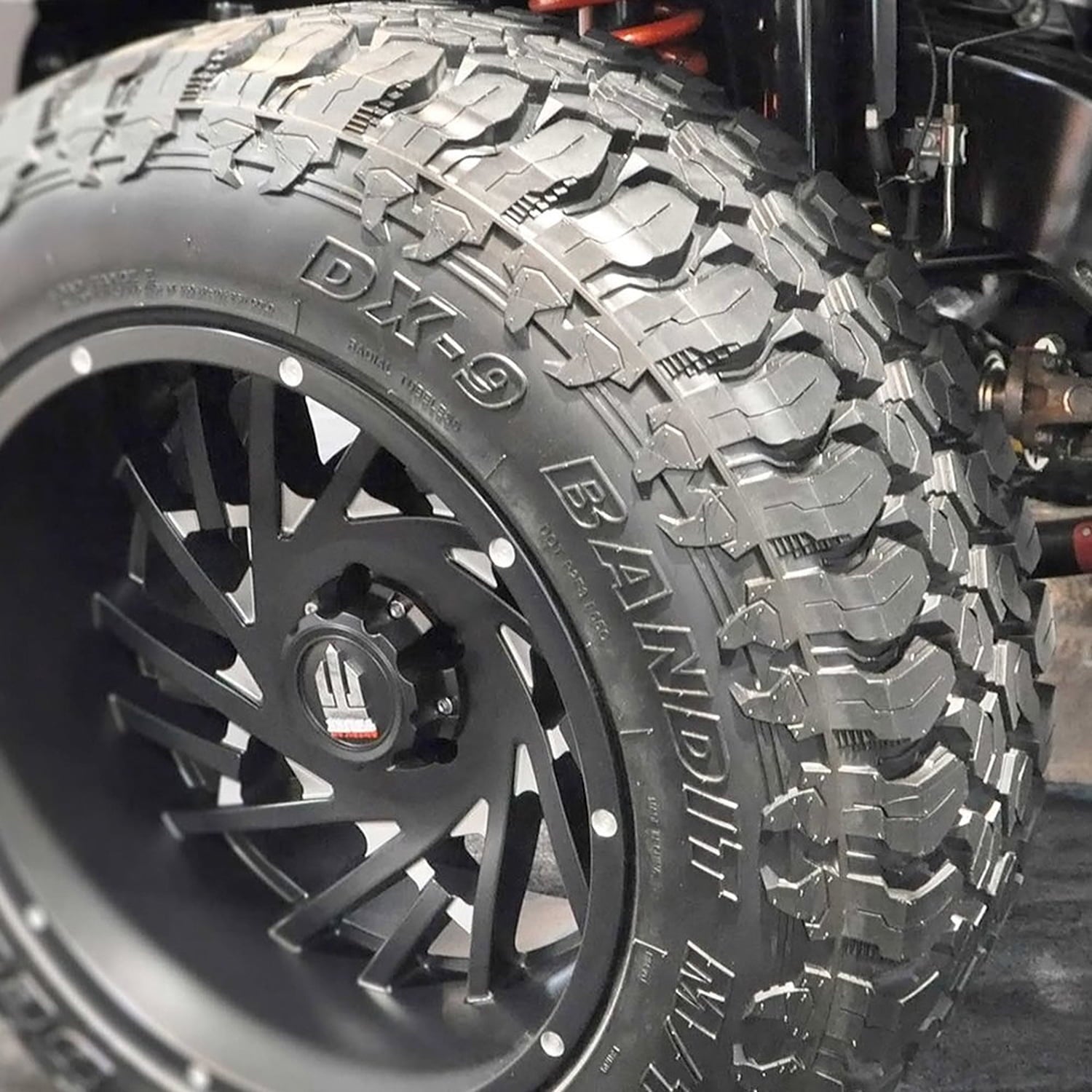 Delinte DX-9 Bandit M/T 35X12.50R20 121Q E 10 Ply mud Light Truck Tire