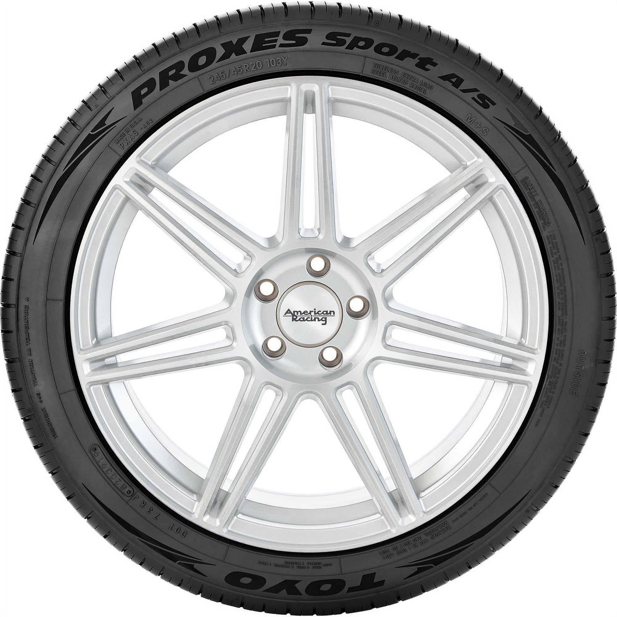 Toyo Proxes Sport A/S 245/50R18 100Y All-Season tire Fits: 2006-07 Buick Lucerne CXS, 2008-11 Buick Lucerne Super