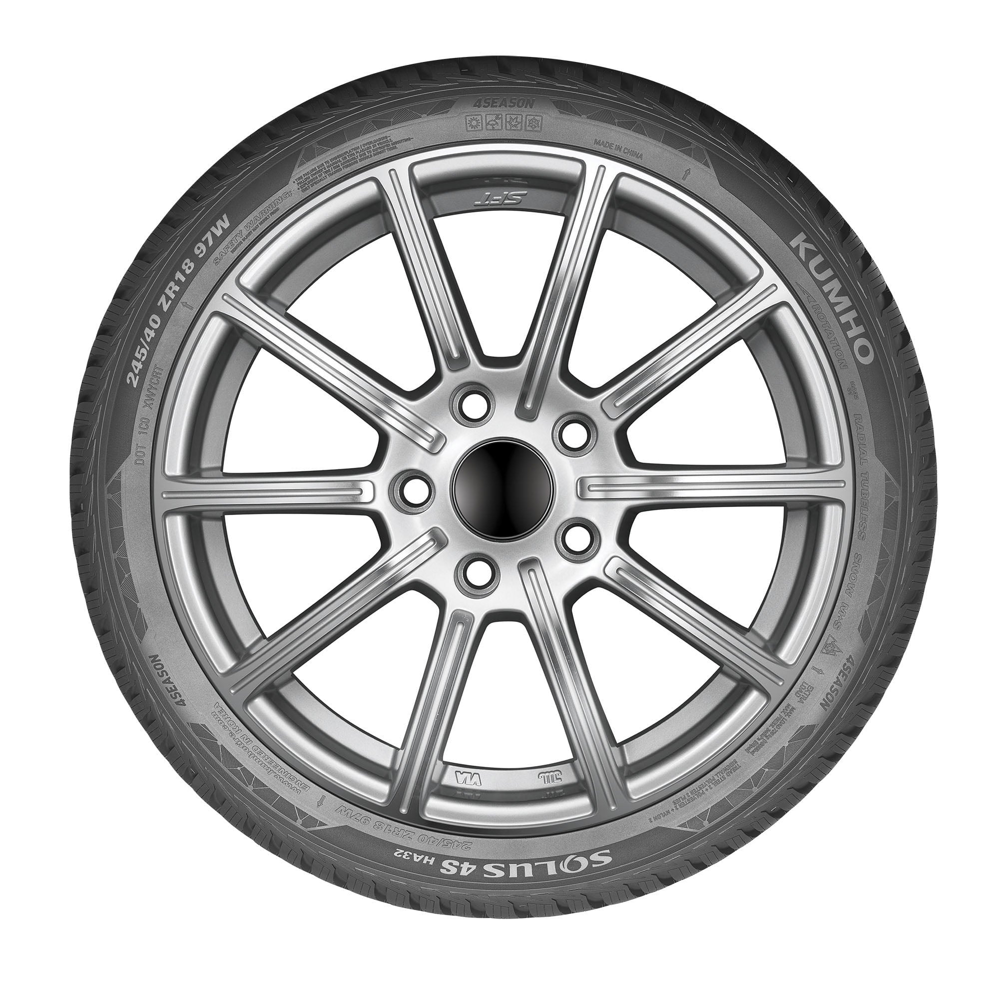 Kumho Tire Kumho Solus HA32 All Weather 195/60R15 92V XL Passenger Tire