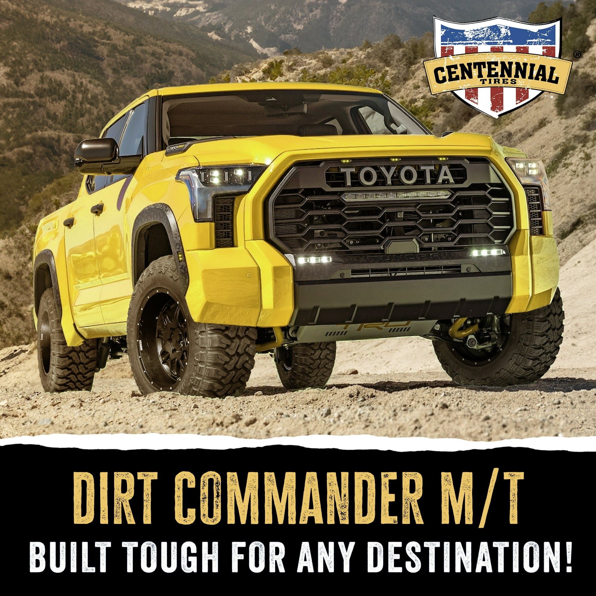 Centennial Dirt Commander M/T Mud Terrain LT33X12.50R17 114Q D Light Truck Tire Only