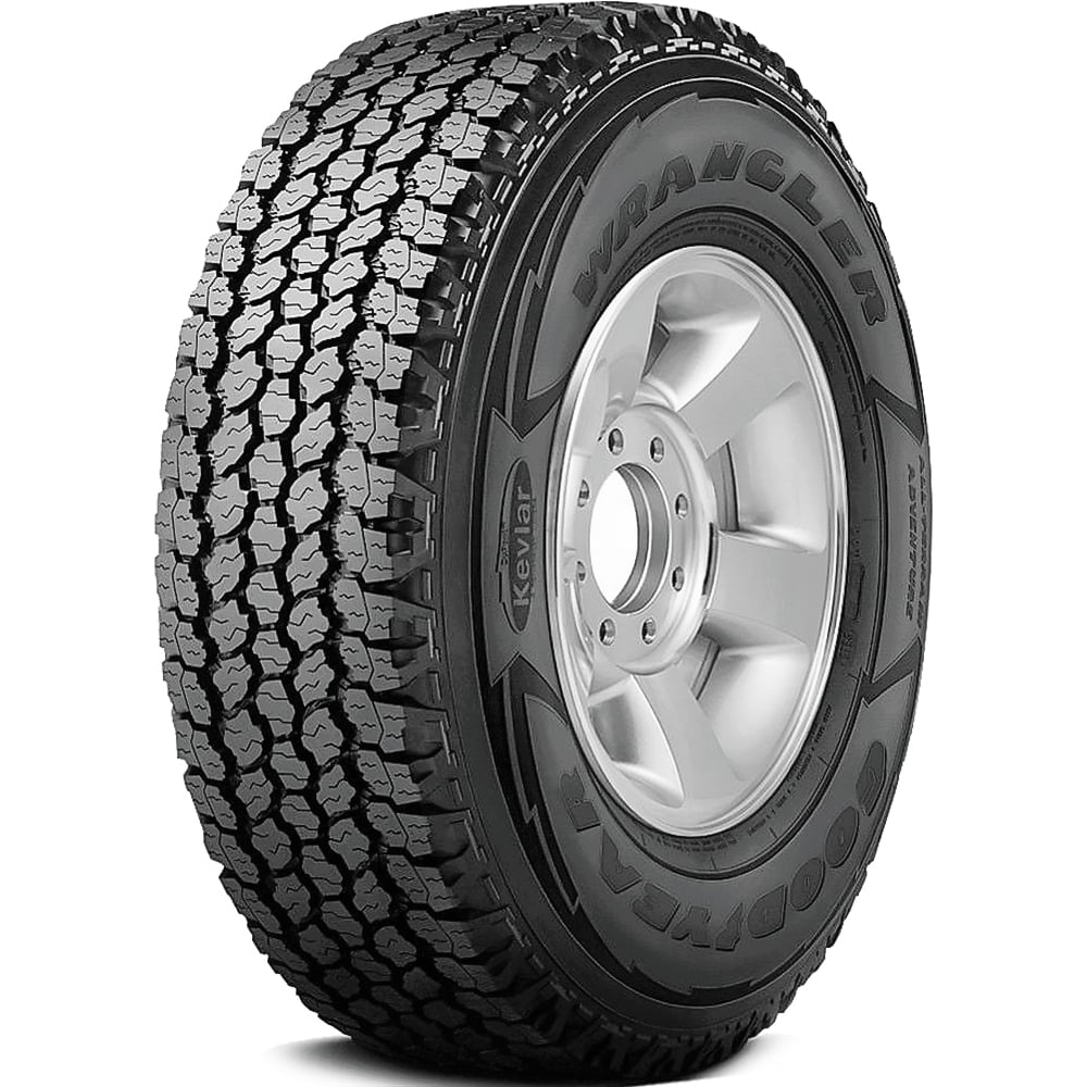 Goodyear Wrangler All-Terrain Adventure with Kevlar All Terrain LT275/70R18 125/122R E Light Truck Tire Fits: 2019-23 Ram 1500 Rebel, 2017-22 Ford F-250 Super Duty Lariat