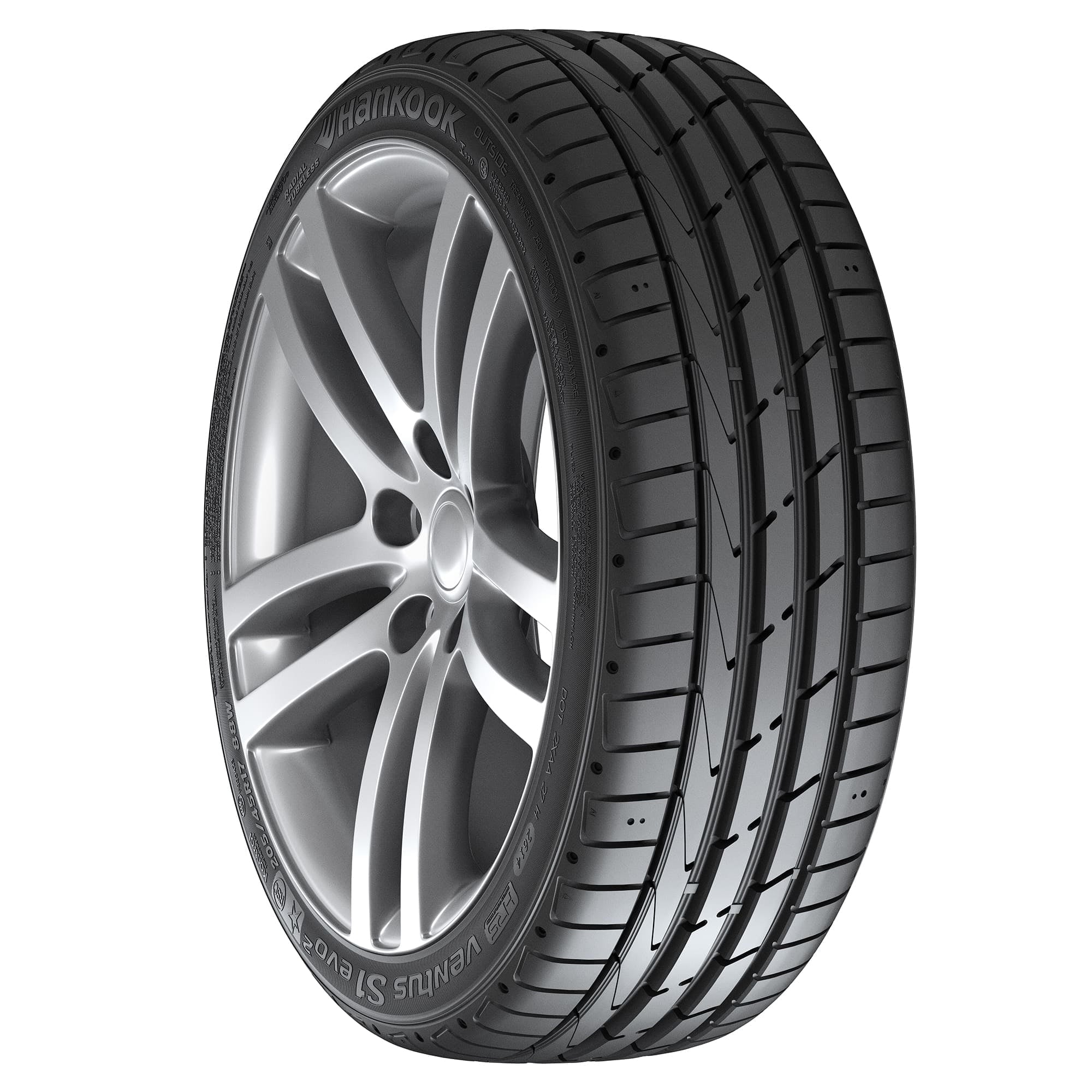 Hankook Ventus S1 evo2 (K117) UHP Summer 245/45ZR17 95Y Passenger Tire