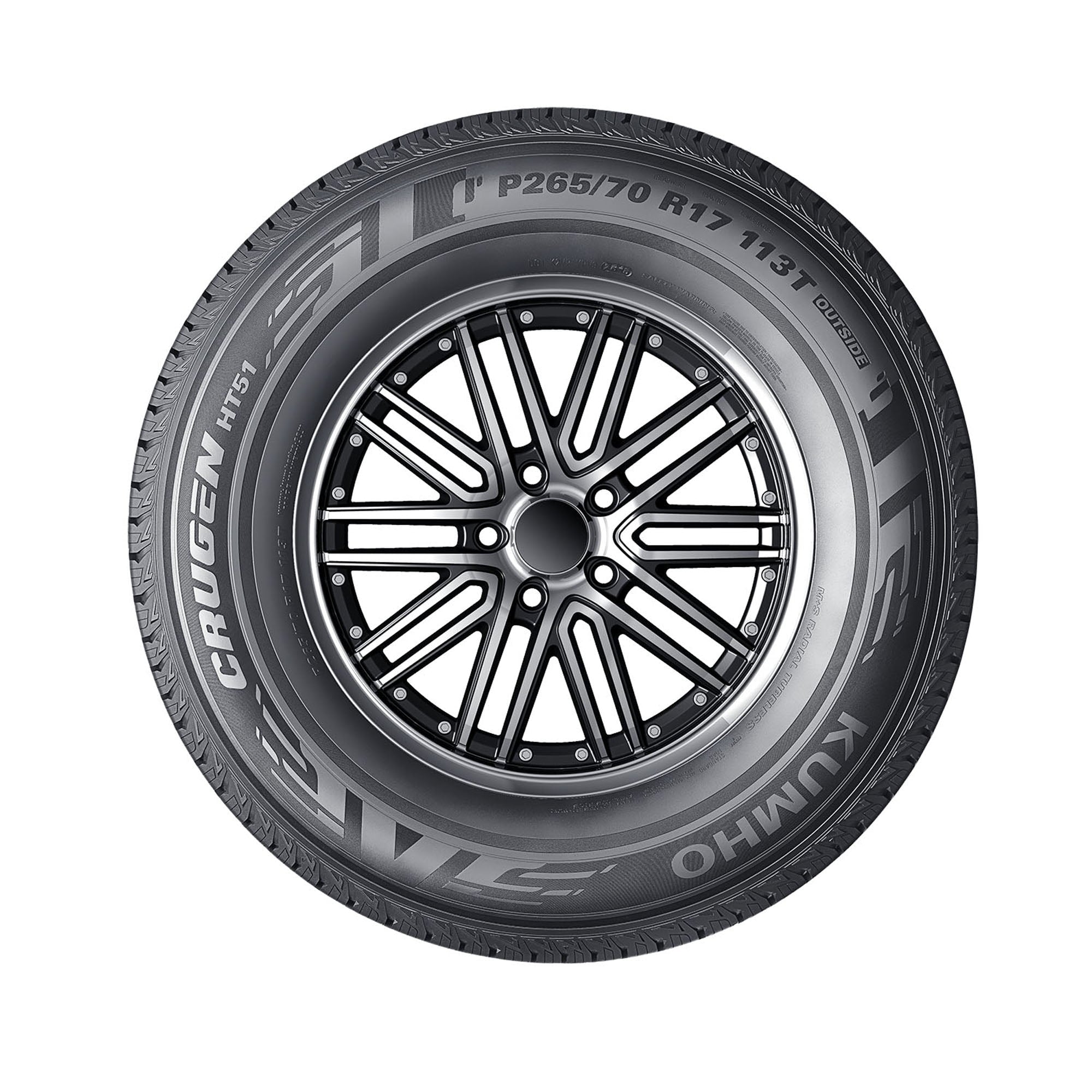 Kumho Tire Kumho Crugen HT51 All Season 255/70R16 111T Light Truck Tire