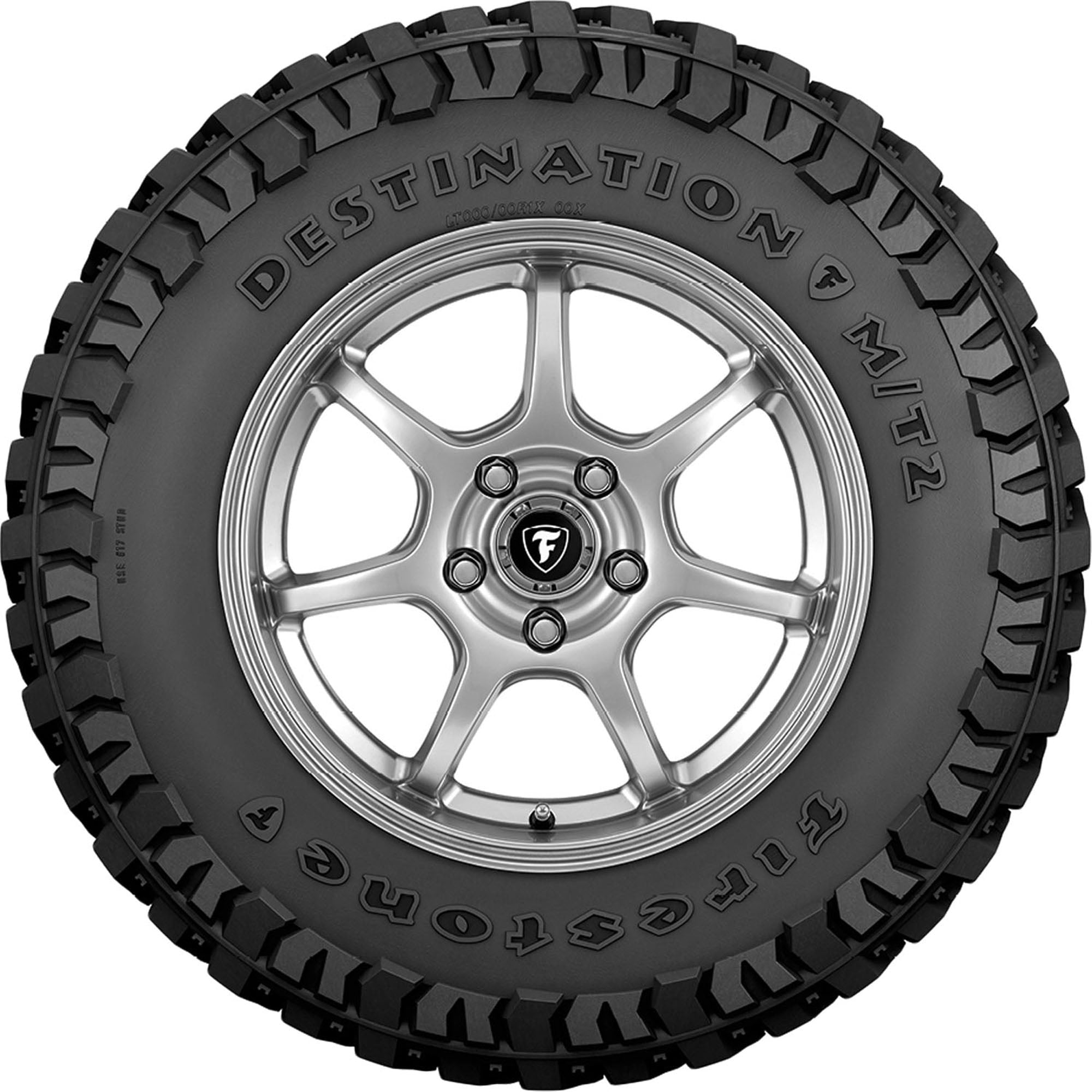 Firestone Destination M/T2 Mud Terrain LT37X13.50R22 123Q E Light Truck Tire