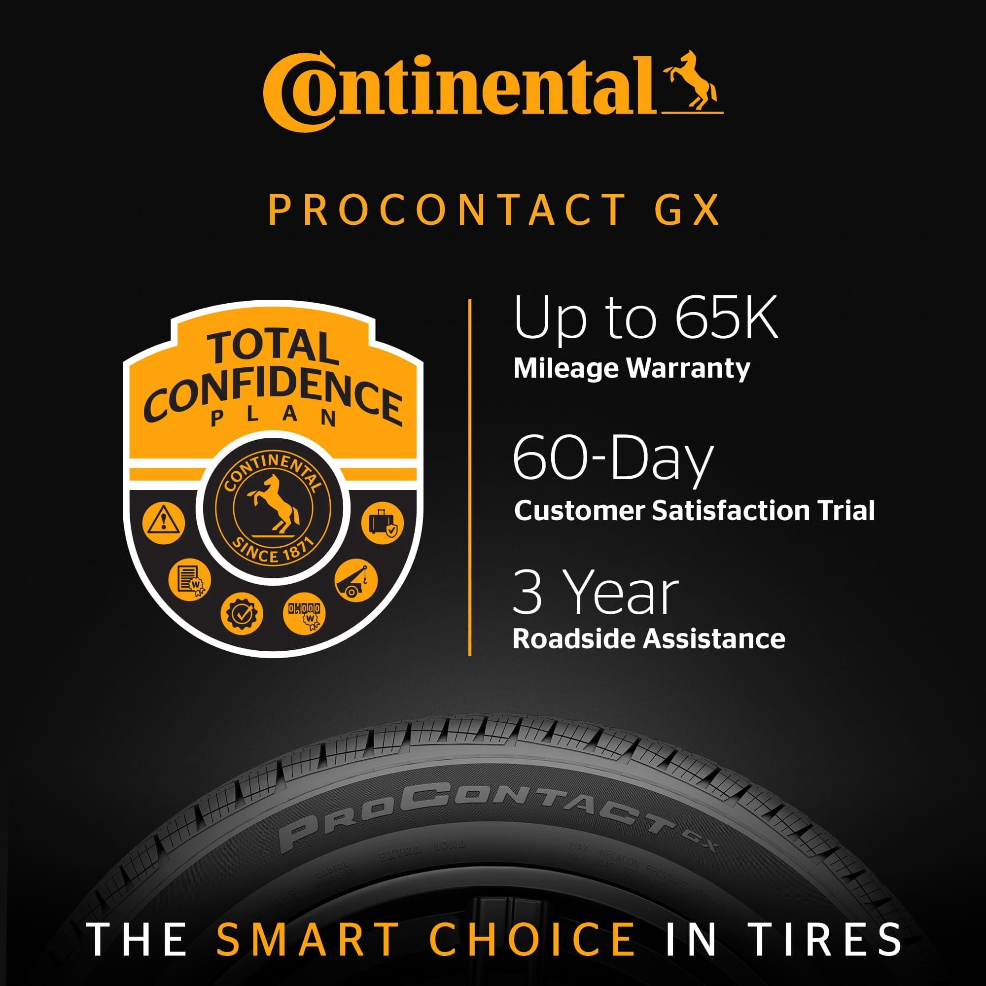 Continental ProContact GX All Season 245/40R18 97H XL Passenger Tire