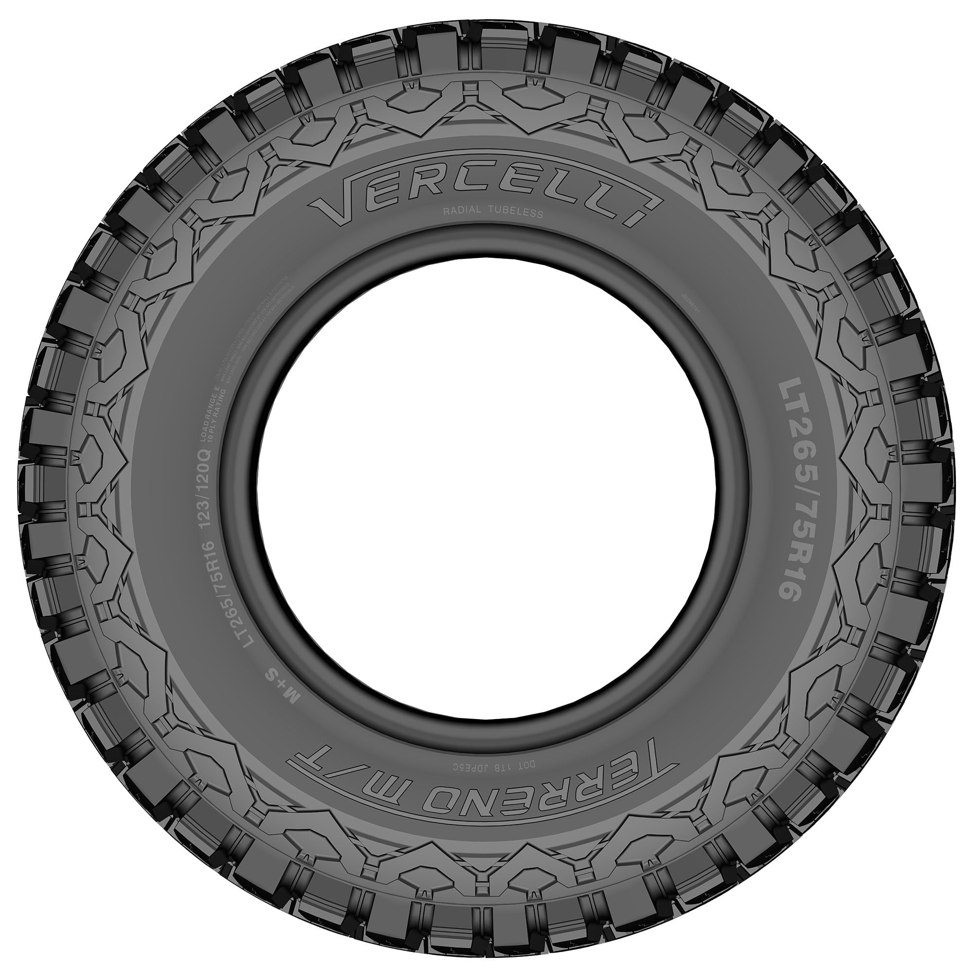Vercelli Terreno M/T Mud Terrain LT35X12.50R15 113Q C Light Truck Tire