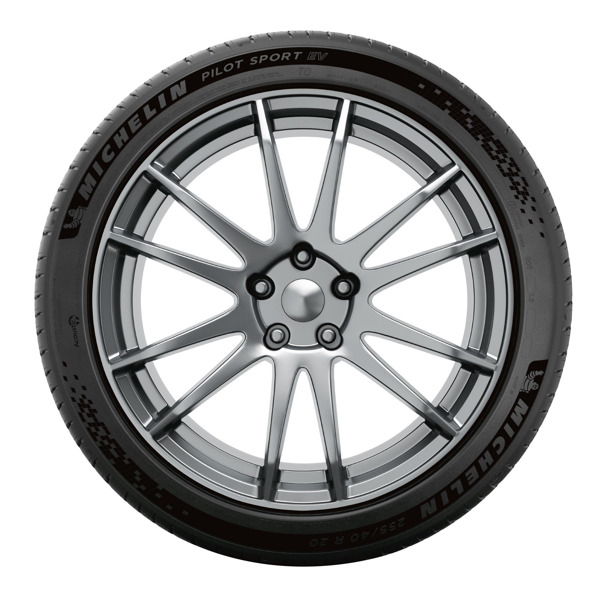 Michelin Pilot Sport EV All-Season 255/40R20/XL 101W Tire Fits: 2021-23 Tesla Y Long Range, 2022-23 Volkswagen Tiguan Highline R-Line