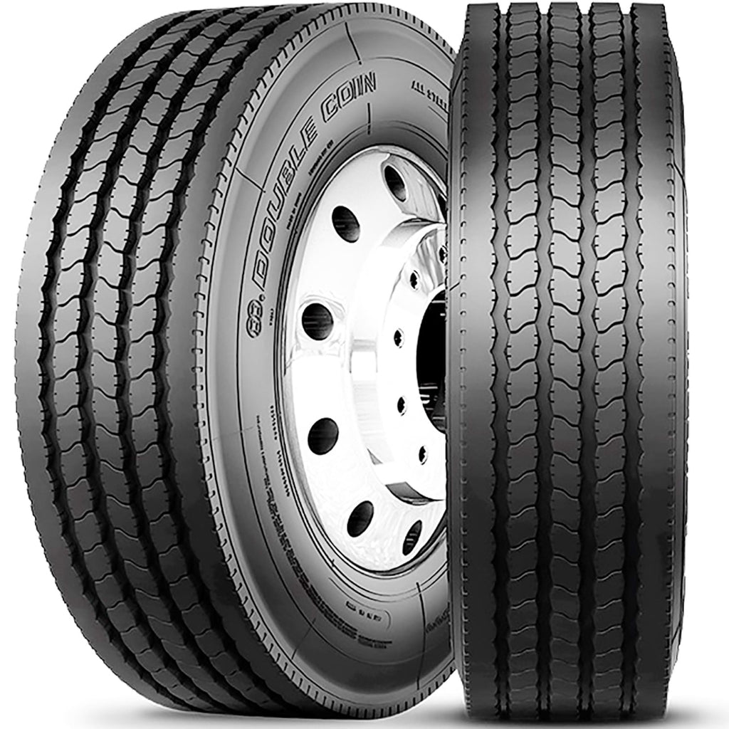 Double Coin RT500 Premium Low Profile All-Position Multi-Use Commercial Radial Truck Tire - 8.25R15 18 ply
