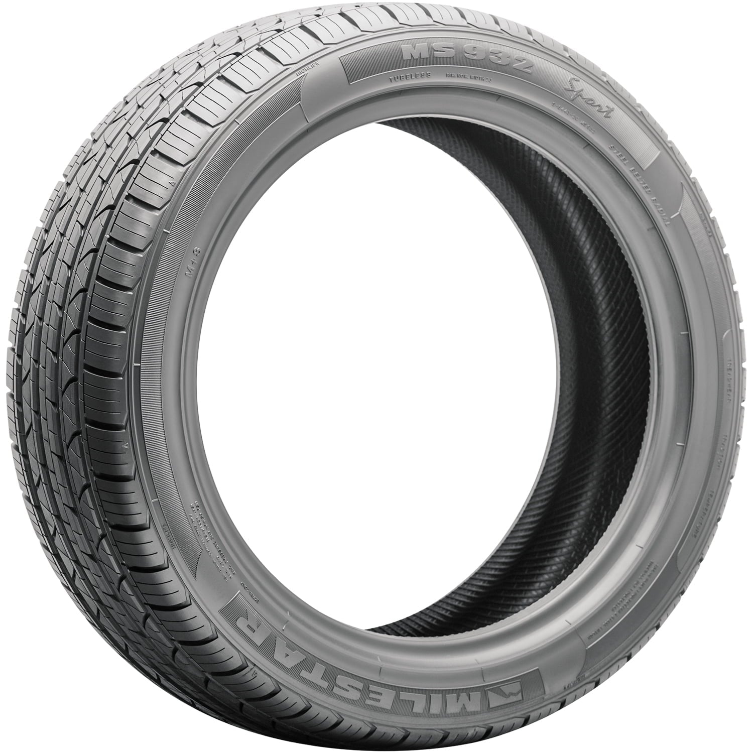 Pair of 2 Milestar MS932 Sport 205/55R16 91V Performance a/s All Season Tires