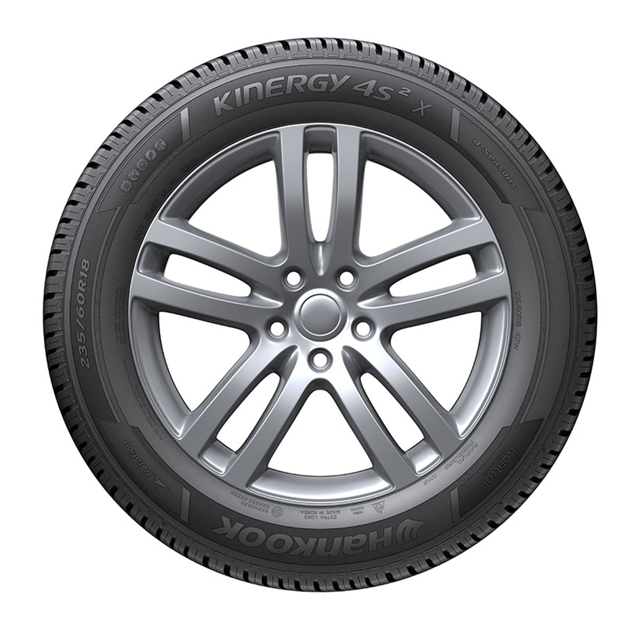 Hankook Kinergy 4S2 X (H750A) All Weather 235/55R18 104V XL SUV/Crossover Tire