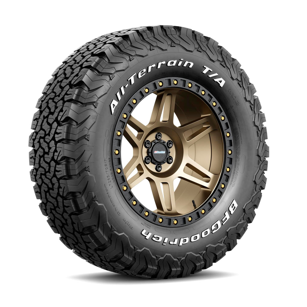 BFGoodrich All-Terrain T/A KO2 All-Season LT315/70R17/C 113/110T Tire Fits: 2017-22 Ford F-150 Raptor, 2022-23 Ford Bronco Everglades