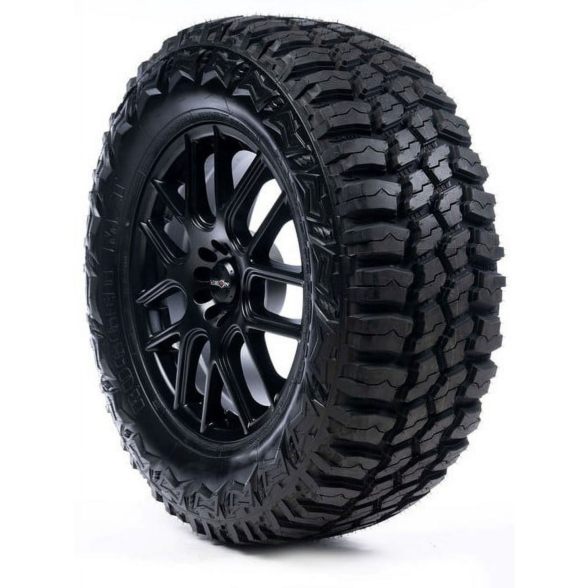 2 New Americus Rugged M/T Mud-Terrain Tires - 33X12.50R18 122 Q LRF 12PLY