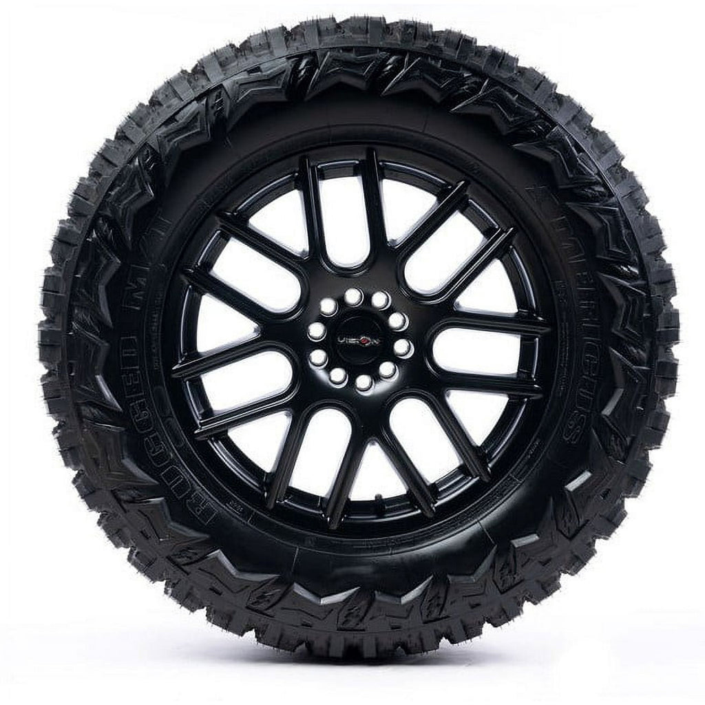 2 New Americus Rugged M/T Mud-Terrain Tires - 33X12.50R18 122 Q LRF 12PLY