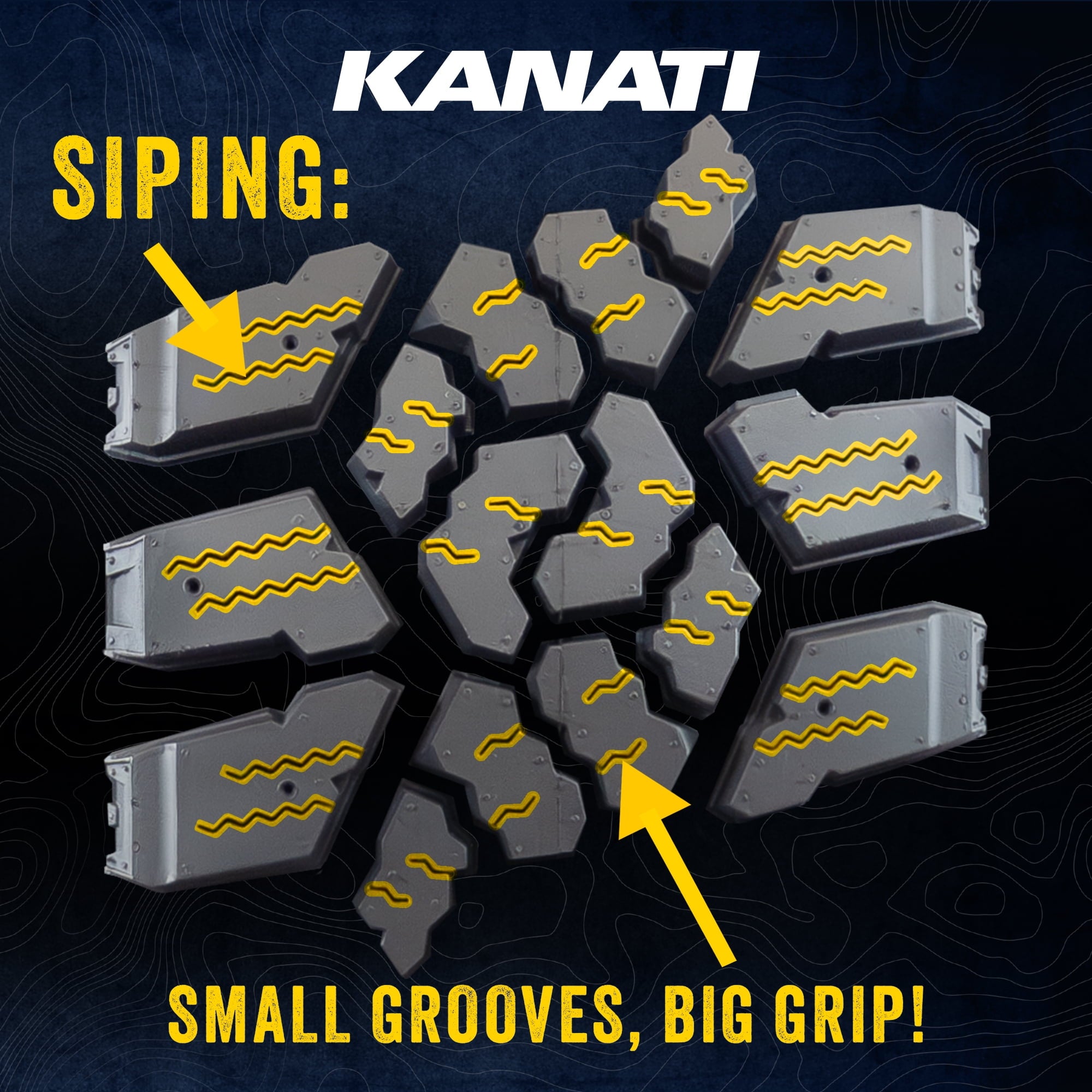 Kanati Tires Kanati Trail Hog A/T-4 All Terrain LT275/65R18 123/120Q E Light Truck Tire
