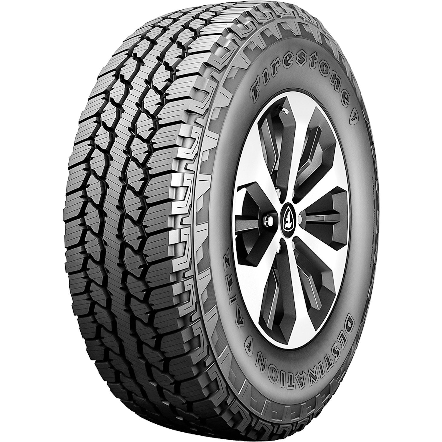 Firestone Destination At2 275/55R20 111S Tire Fits: 2018 Chevrolet Silverado 1500 High Country, 2014-16 Chevrolet Silverado 1500 High Country