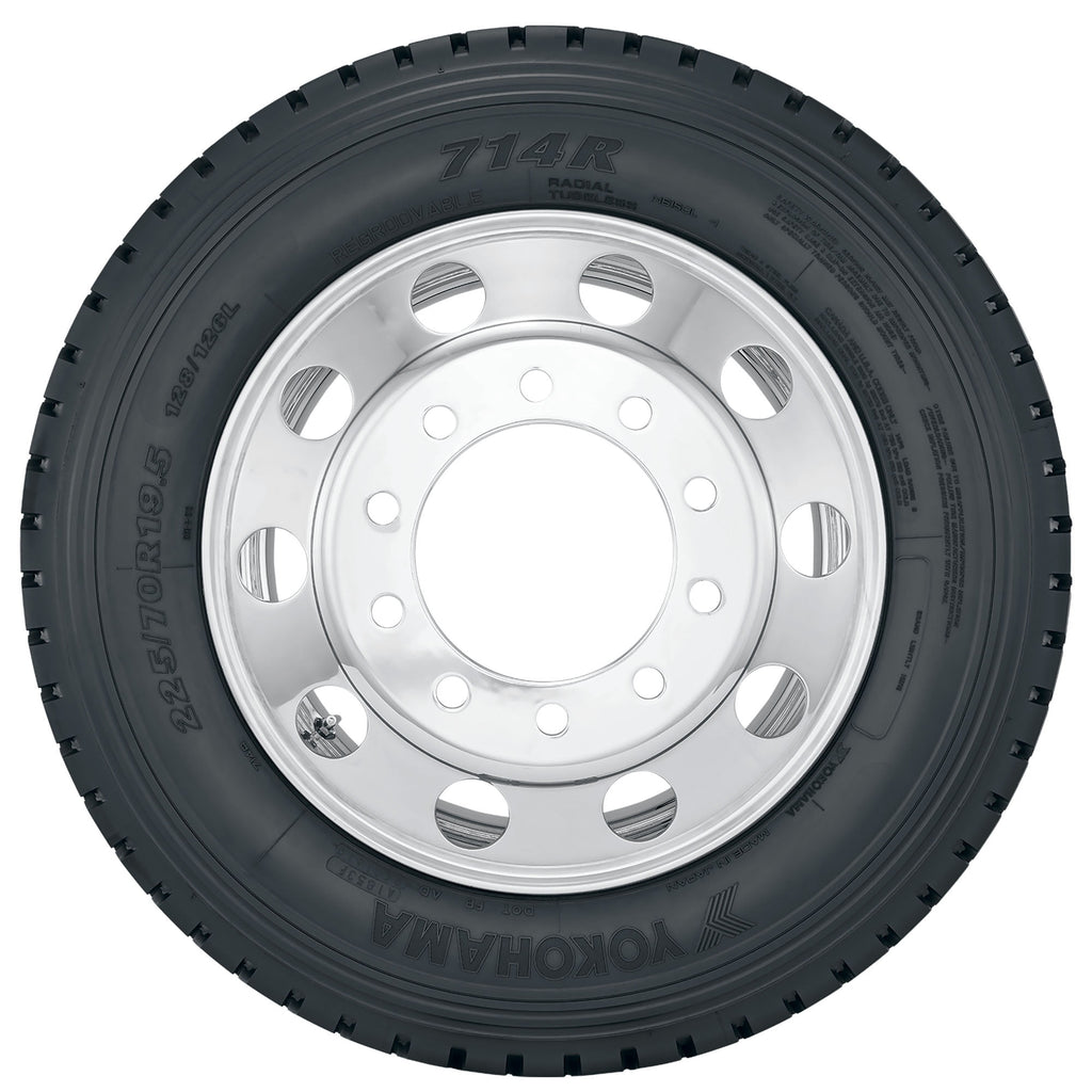 Yokohama 714R 225/70R19.5 128L G Commercial Tire