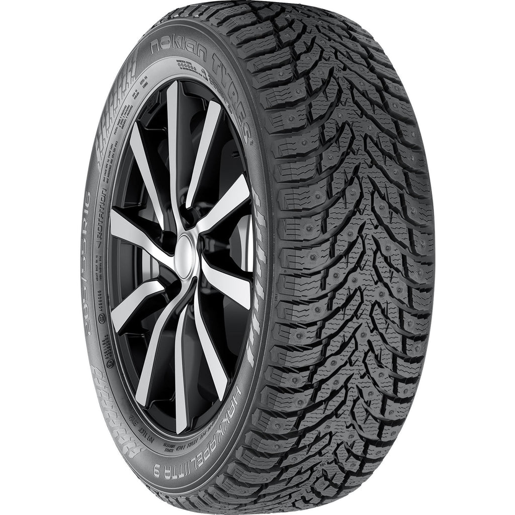 Nokian Hakkapeliitta 9 Studded Winter 225/45R17 91T Passenger Tire