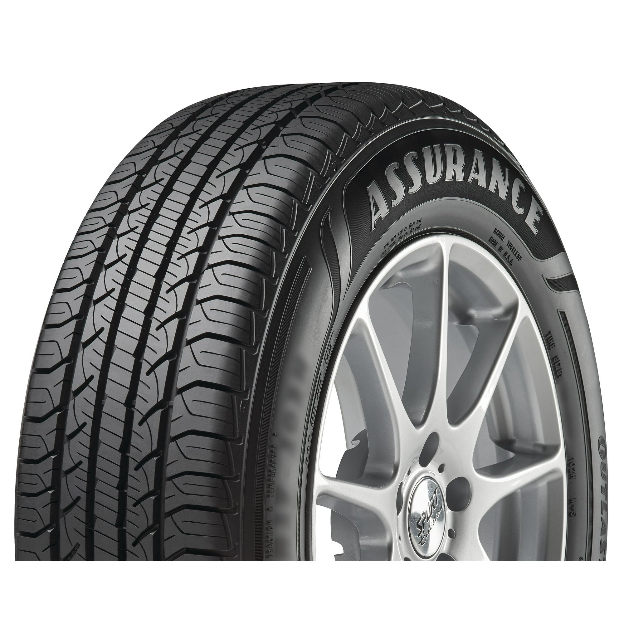 Goodyear Assurance Outlast 225/65R17 102H All-Season Tire Fits: 2018-23 Chevrolet Equinox LT, 2015-17 Subaru Outback 3.6R Touring