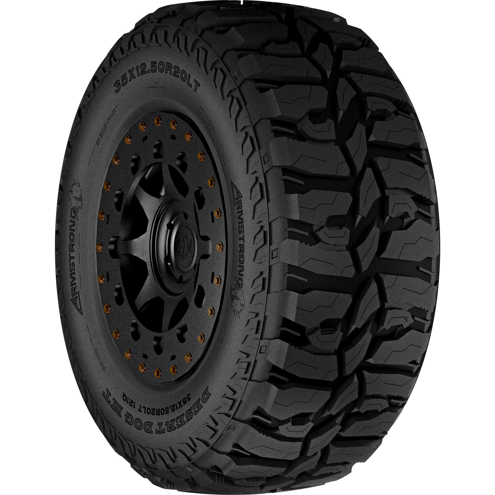 Armstrong Tires Armstrong Desert Dog MT Mud Terrain LT37X13.50R20 127Q E Light Truck Tire