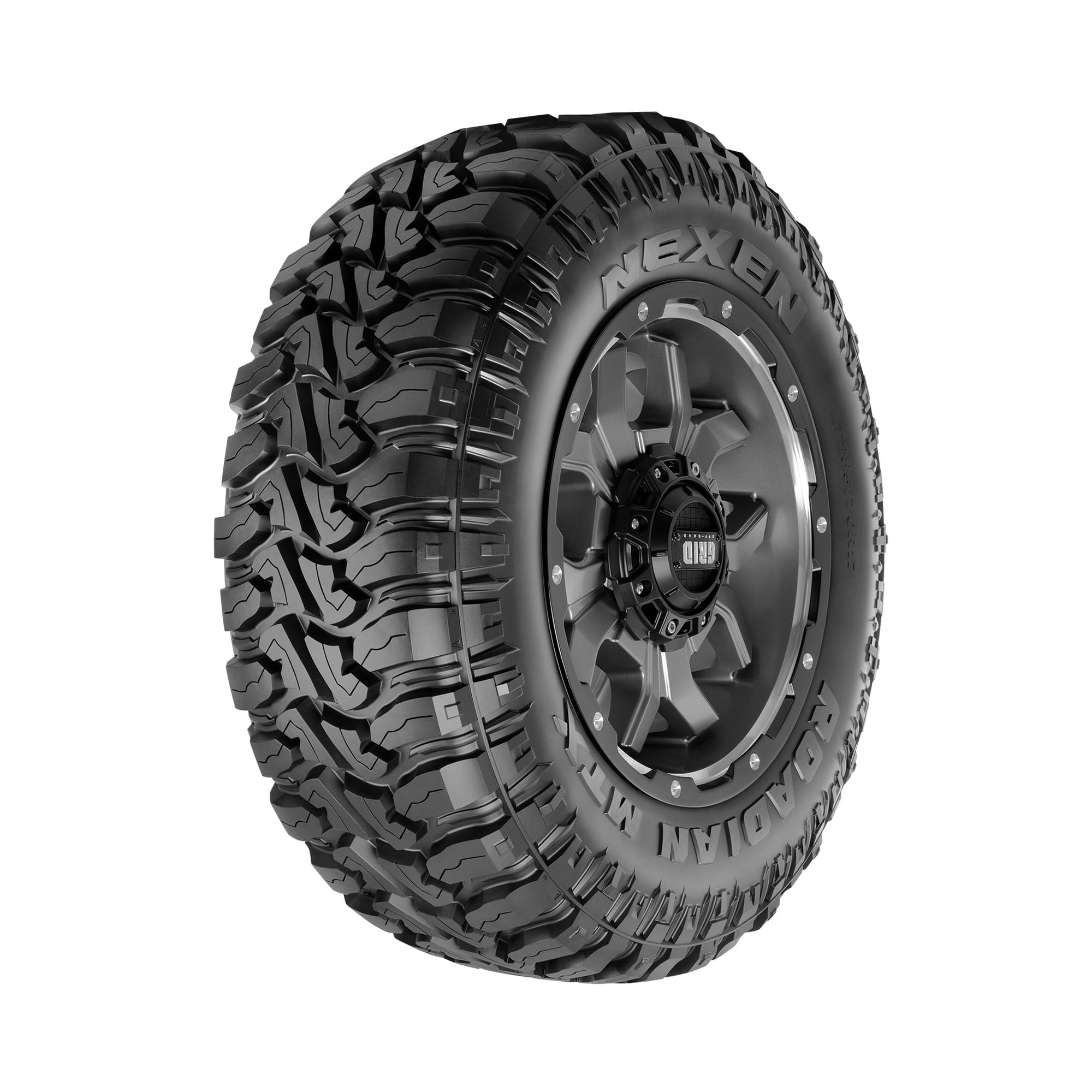 Nexen Roadian MTX RM7 Mud Terrain Tire - LT265/75R16 123Q LRE 10PLY Rated Fits: 2000-02 Dodge Ram 2500 Base, 2013-14 Toyota FJ Cruiser Base